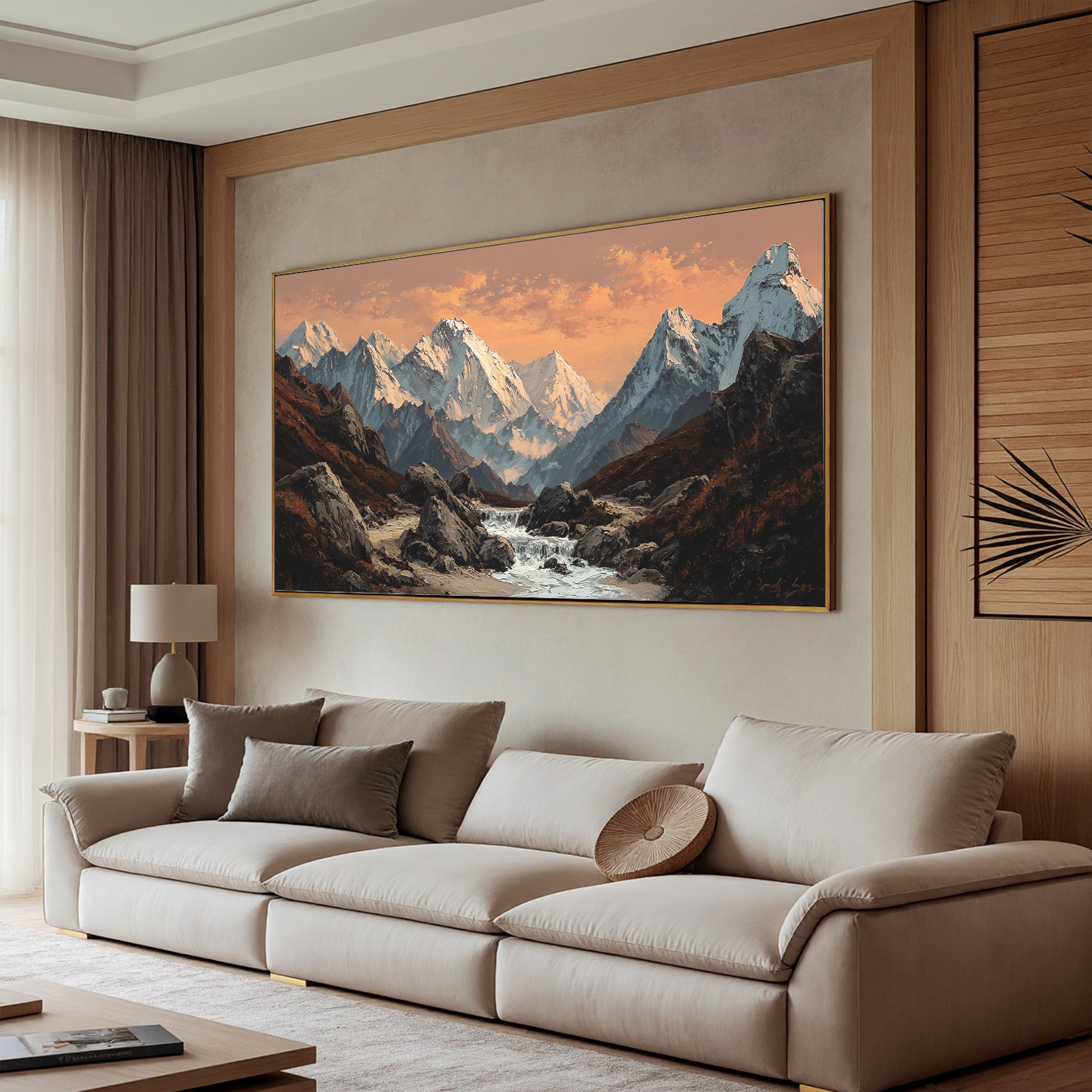 Mountains-valley Art #ZY 526