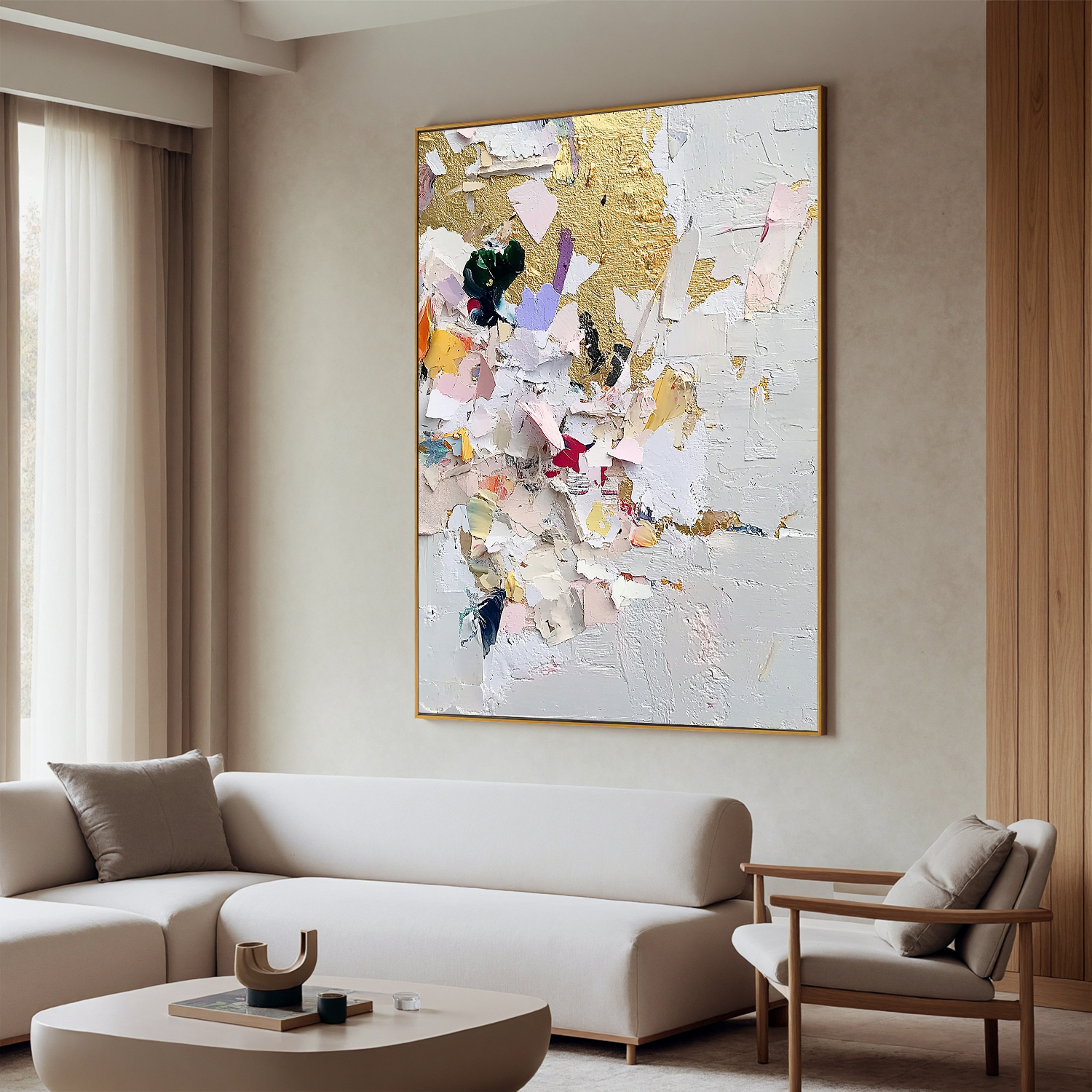 Plaster-texture-art #ZY 611