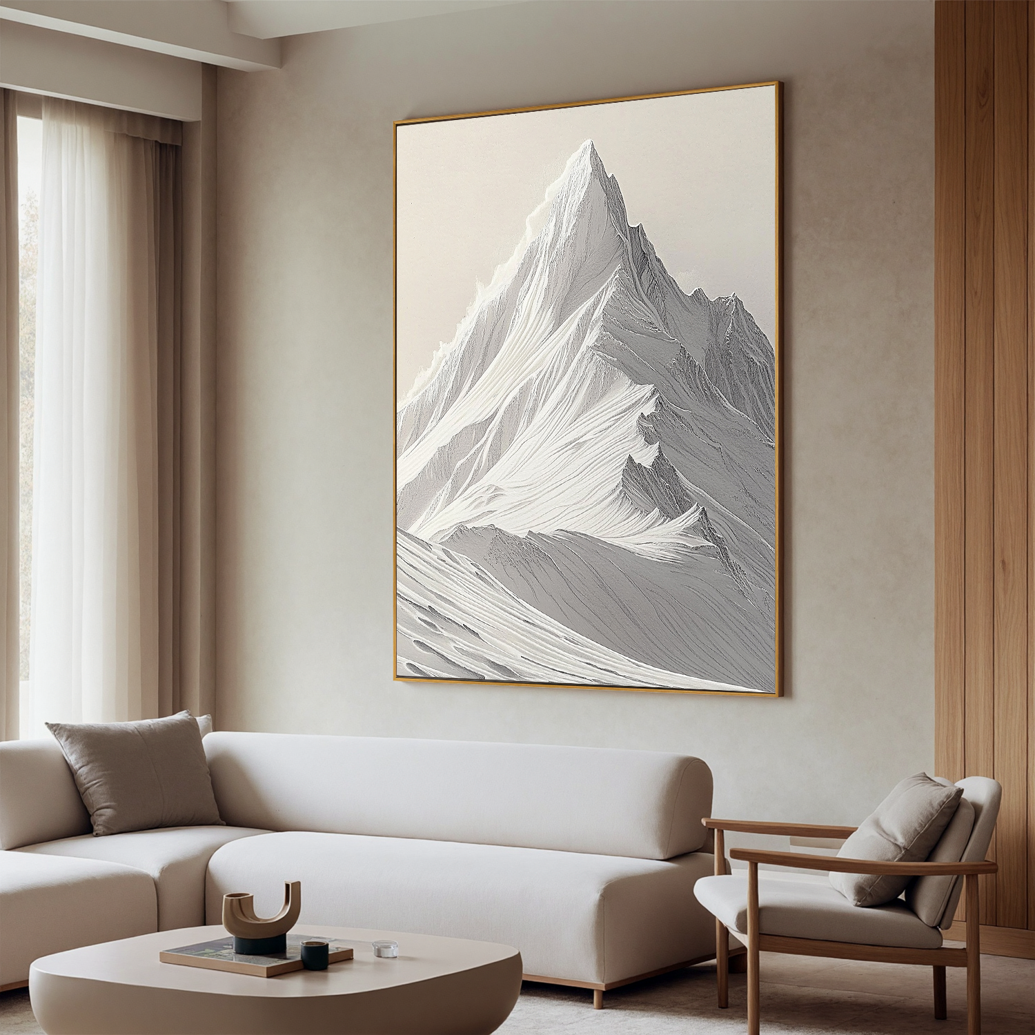 Mountains-valley Art #ZY 447