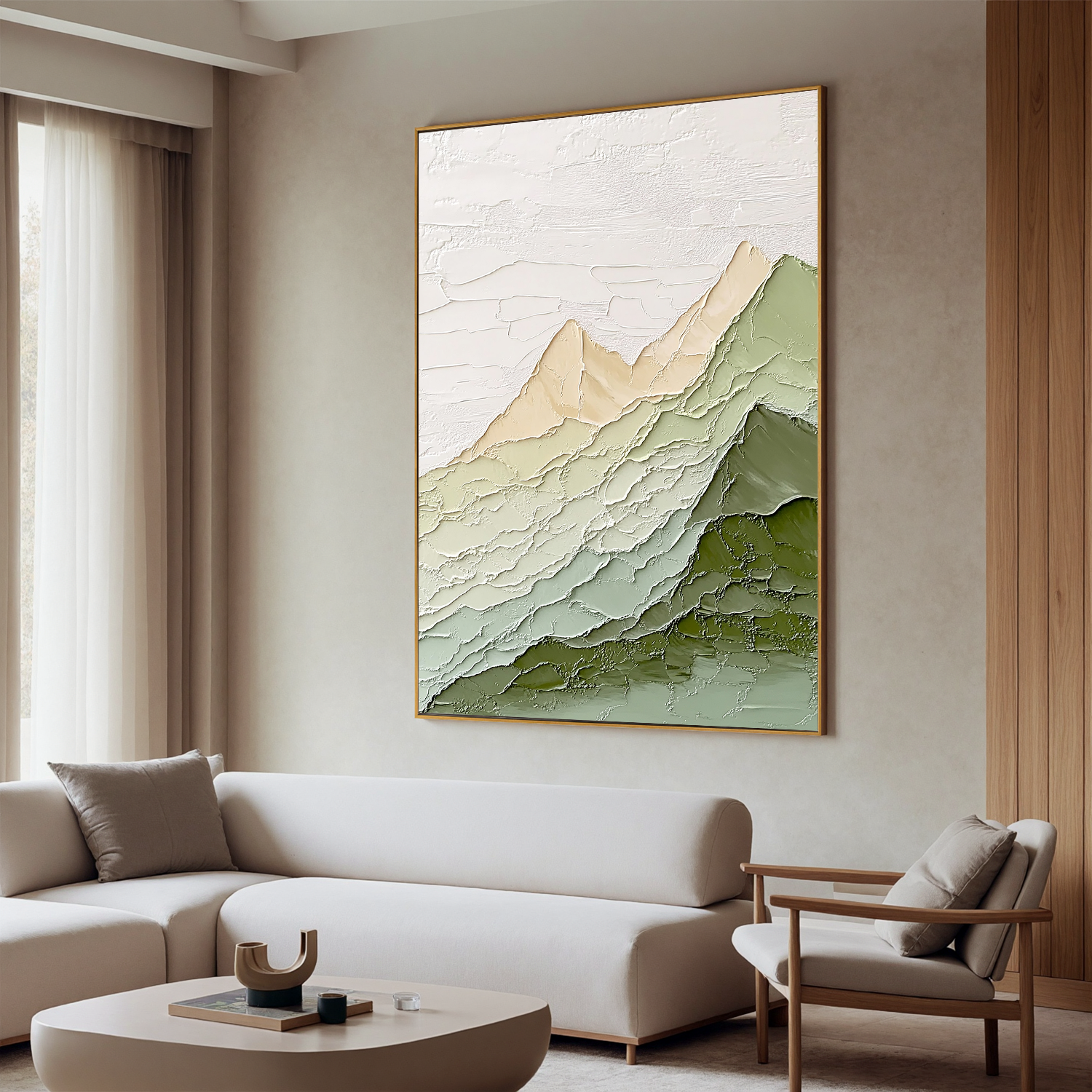 Mountains-valley Art #ZY 430