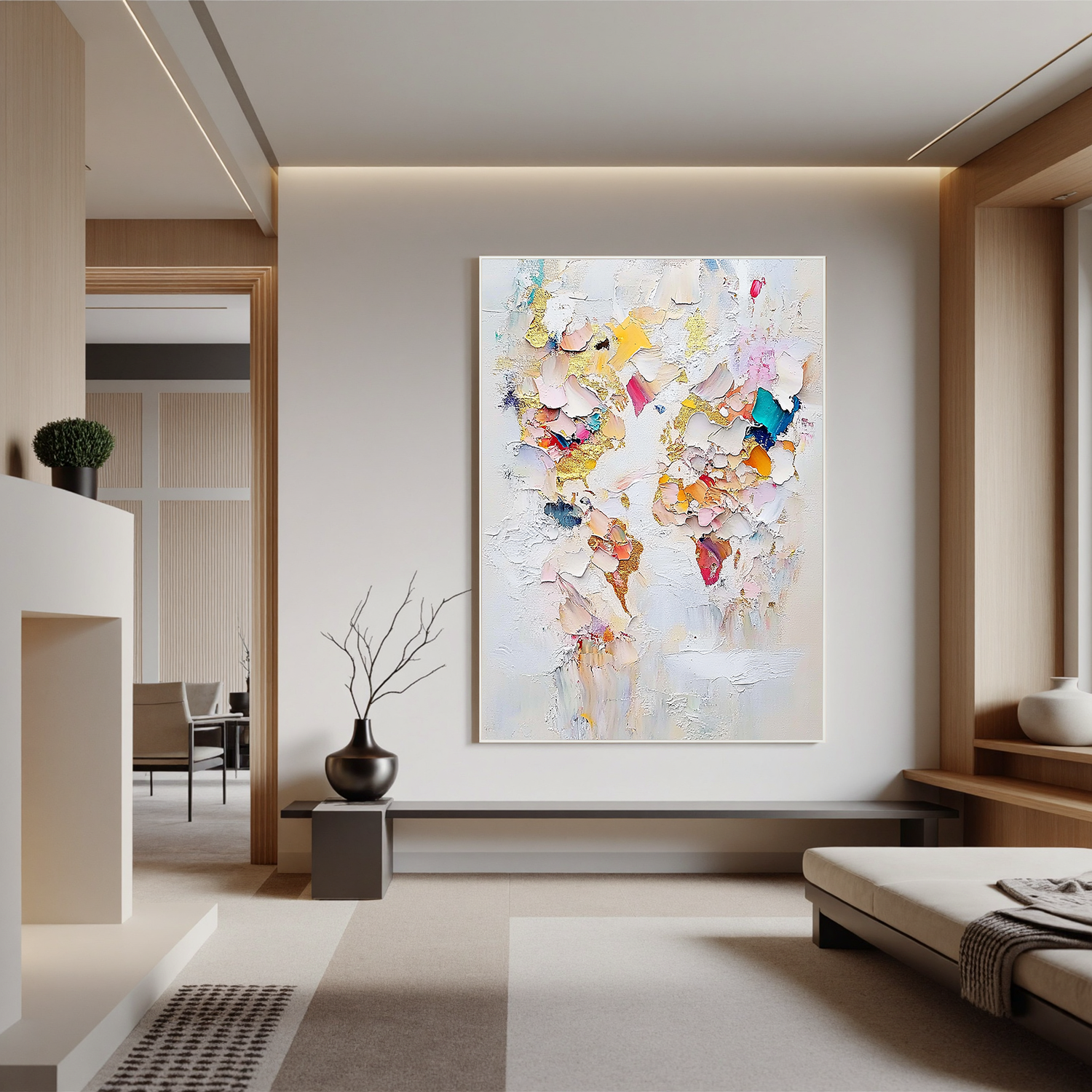 Plaster-texture-art #ZY 612