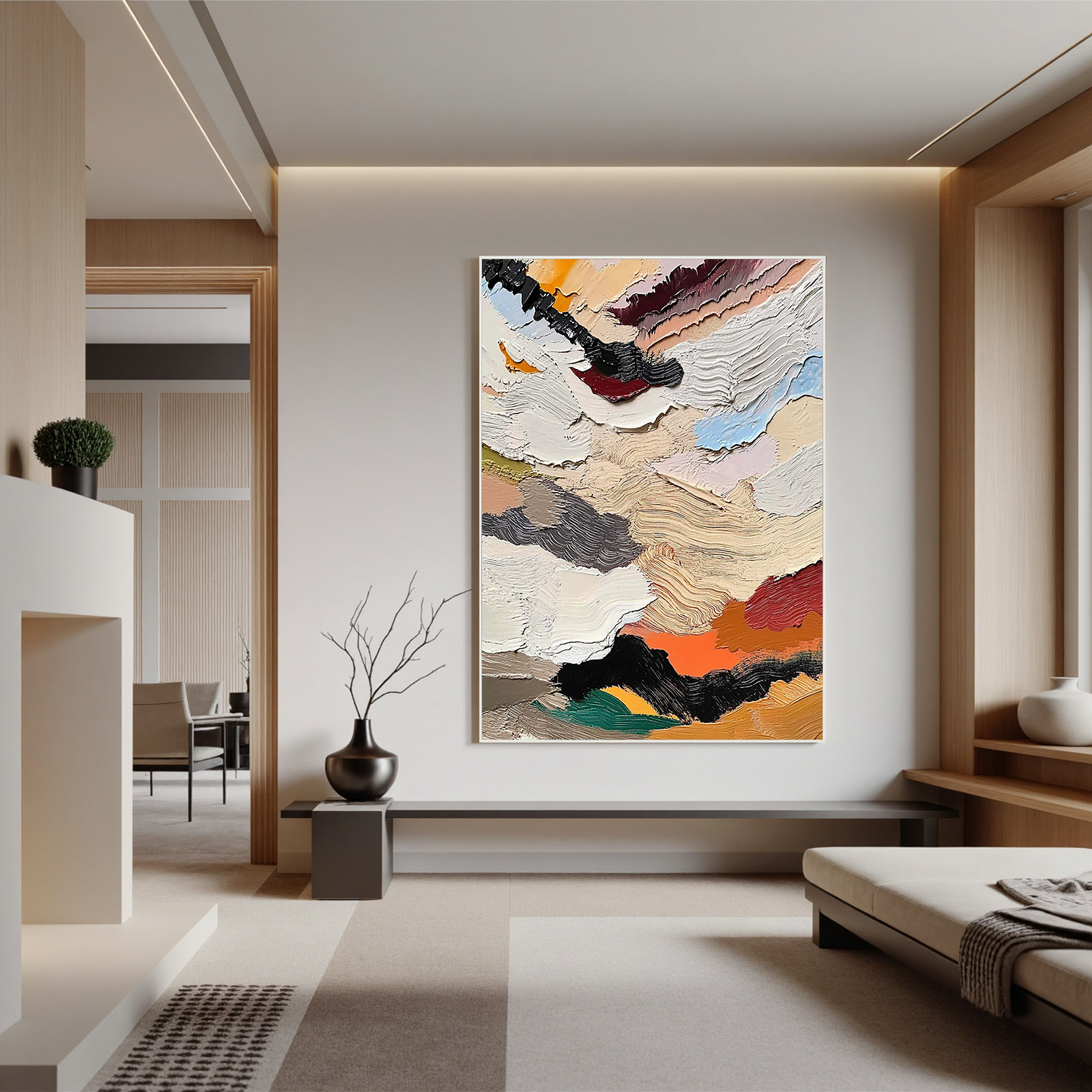 Plaster-texture-art #ZY 437