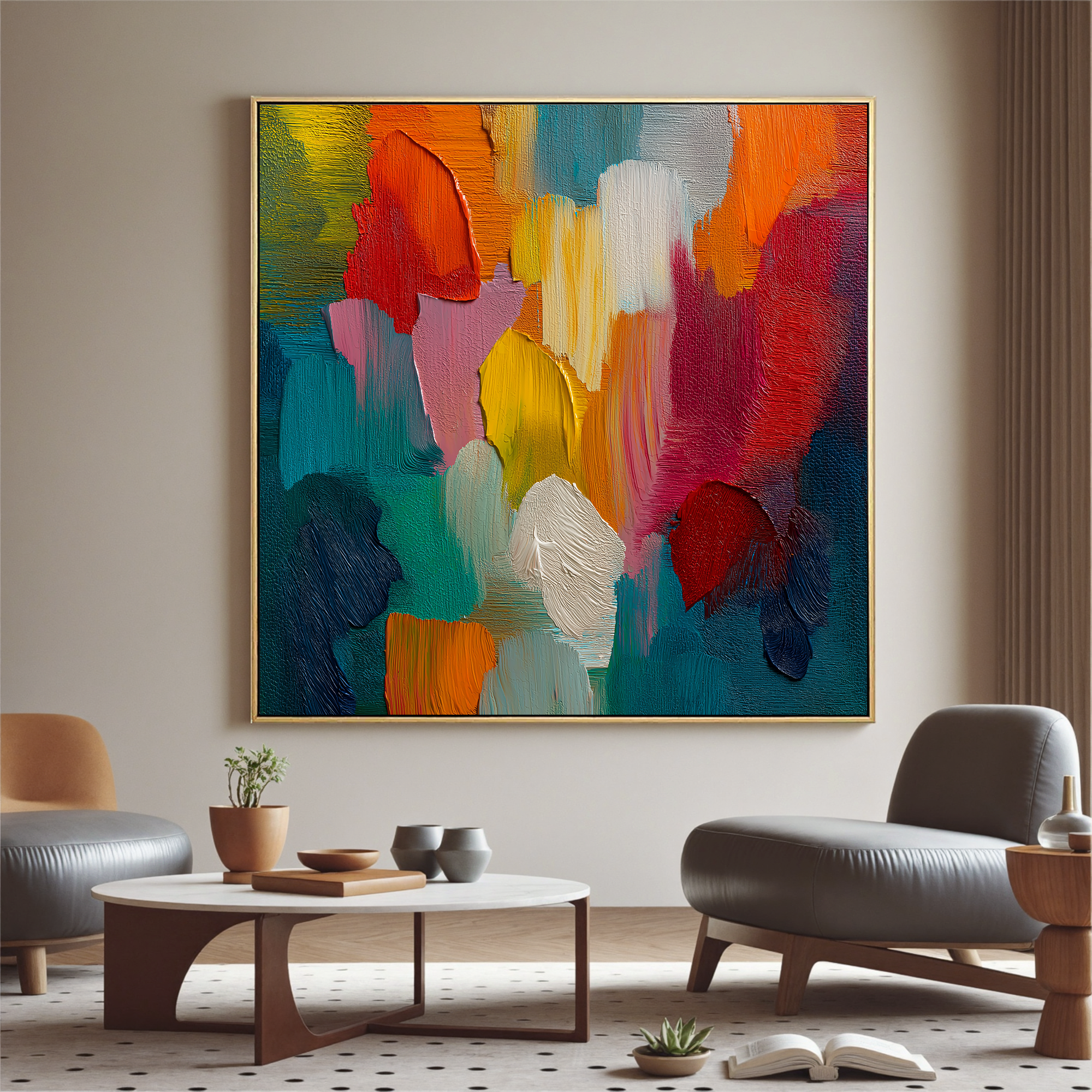 Plaster-art-texture-painting Art #ZY307