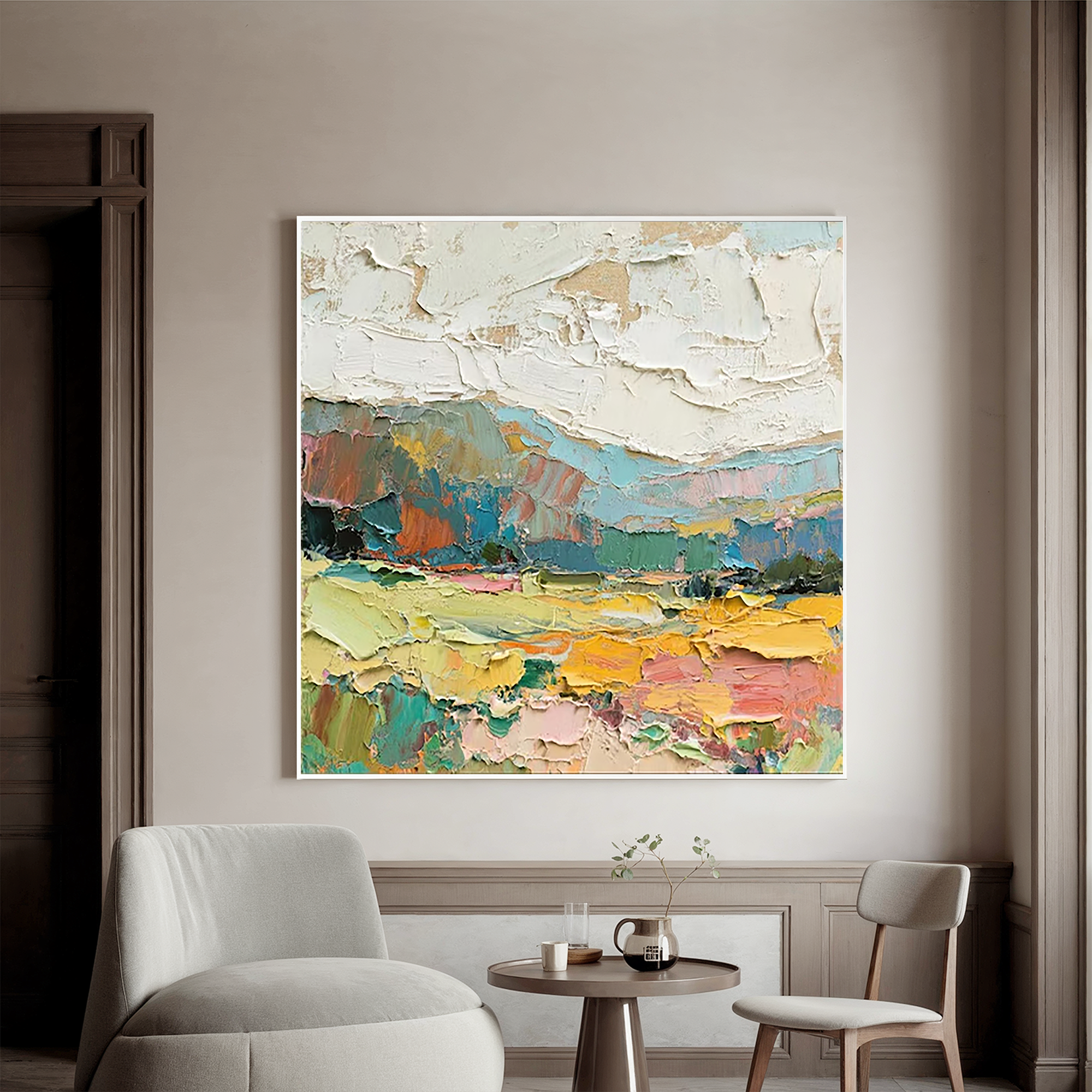 Plaster-art-texture-painting Art #ZY 646