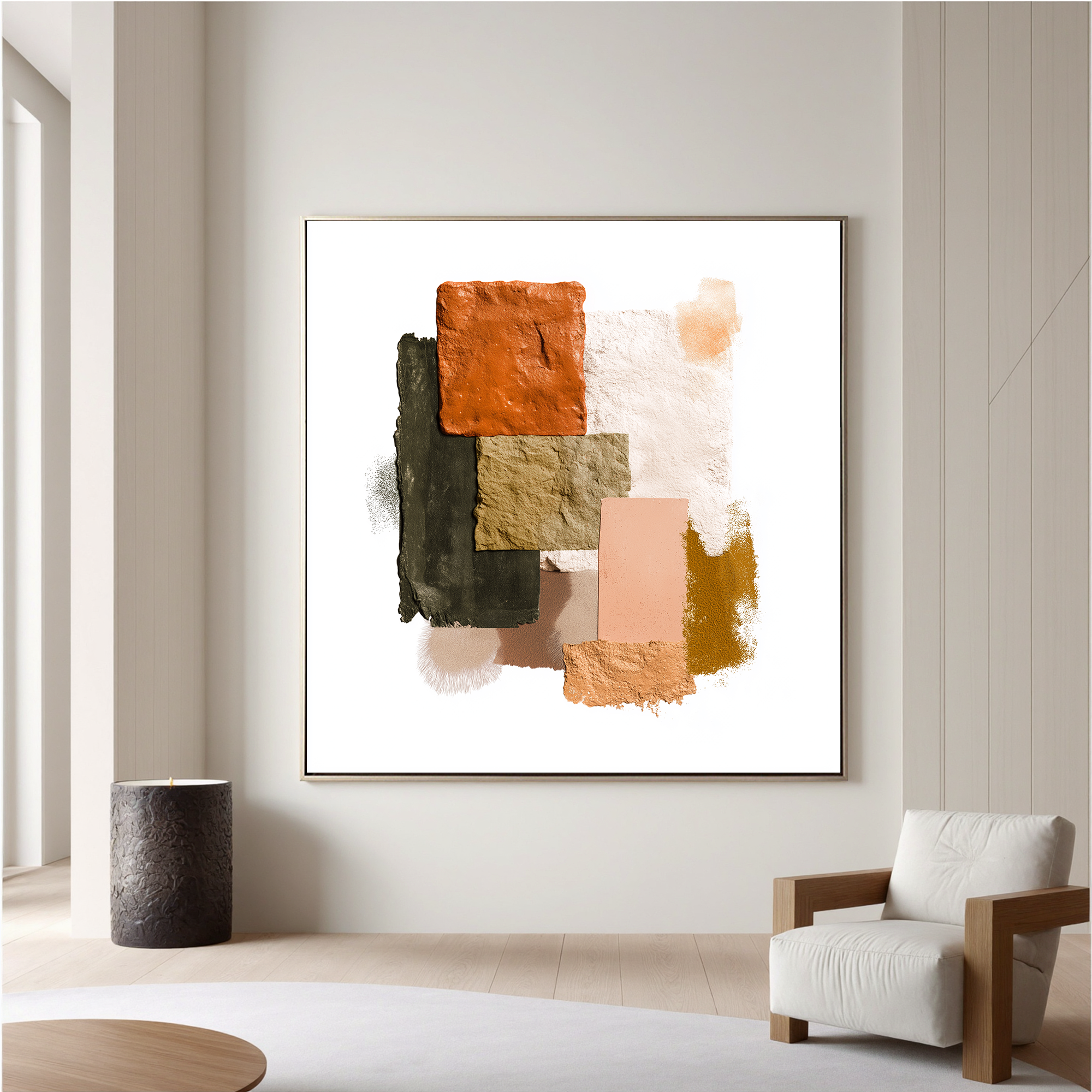 Plaster-art-texture-painting Art #ZY206