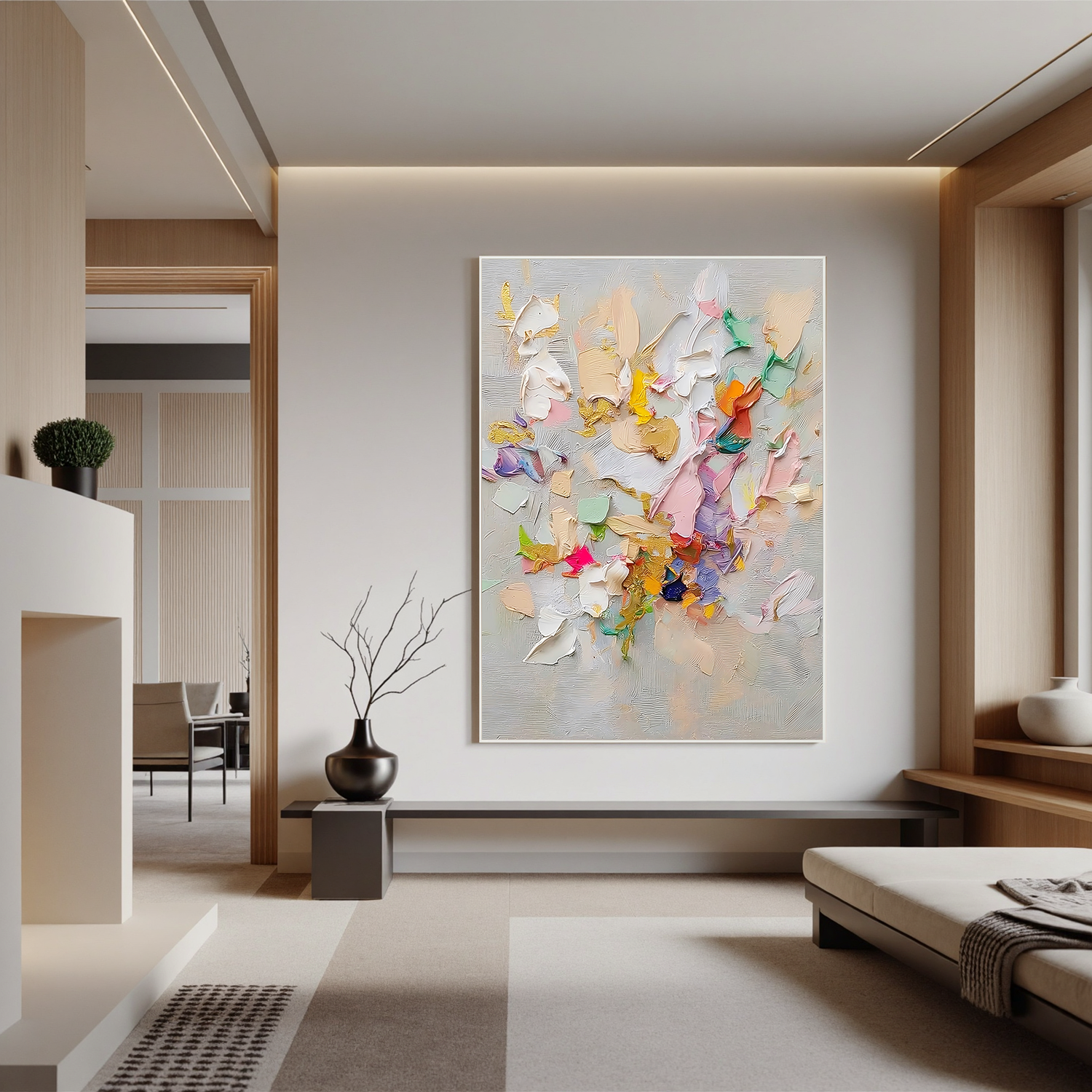 Plaster-texture-art #ZY 358