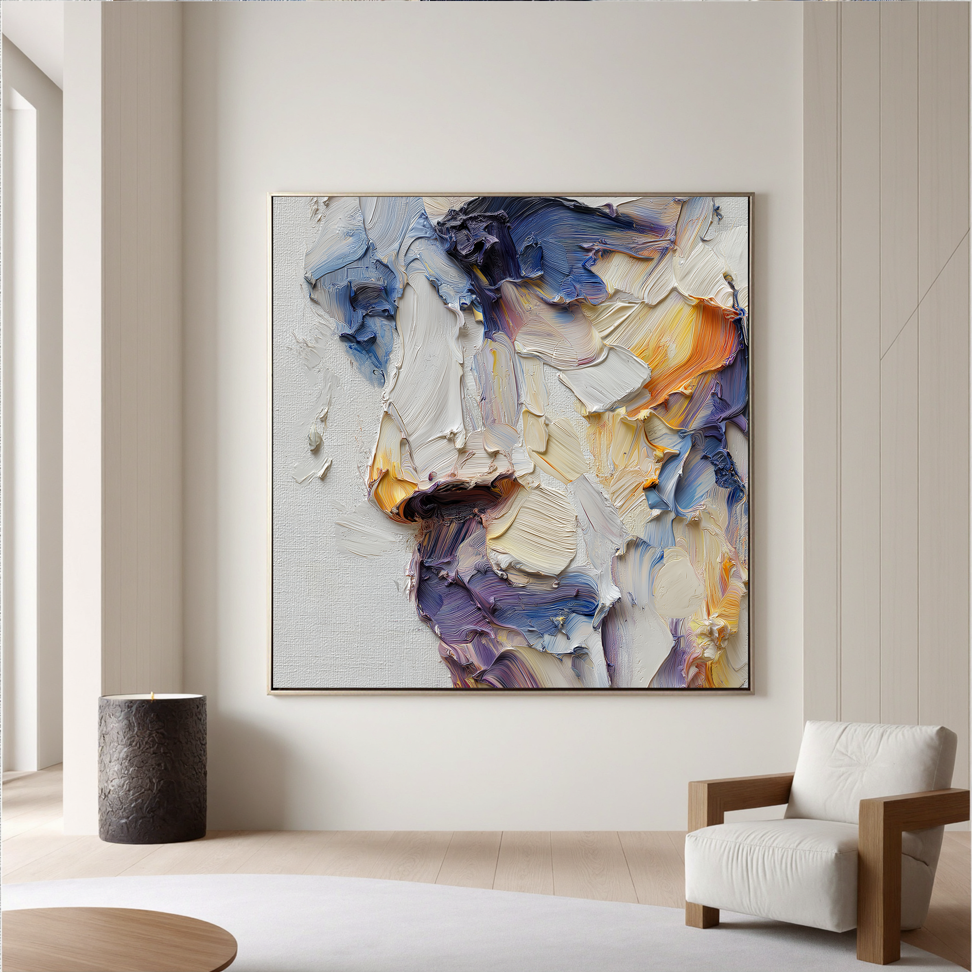 Plaster-art-texture-painting Art #ZY233