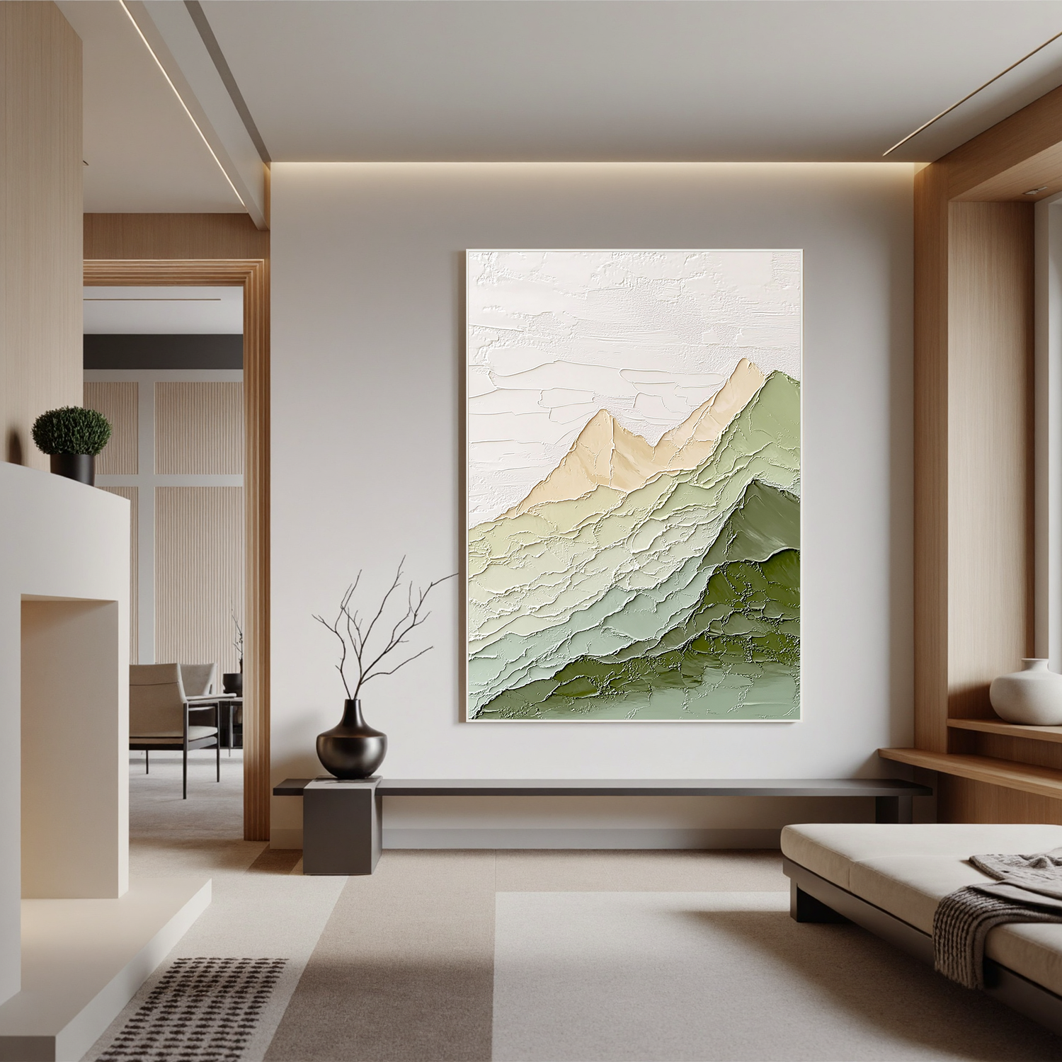 Mountains-valley Art #ZY 430