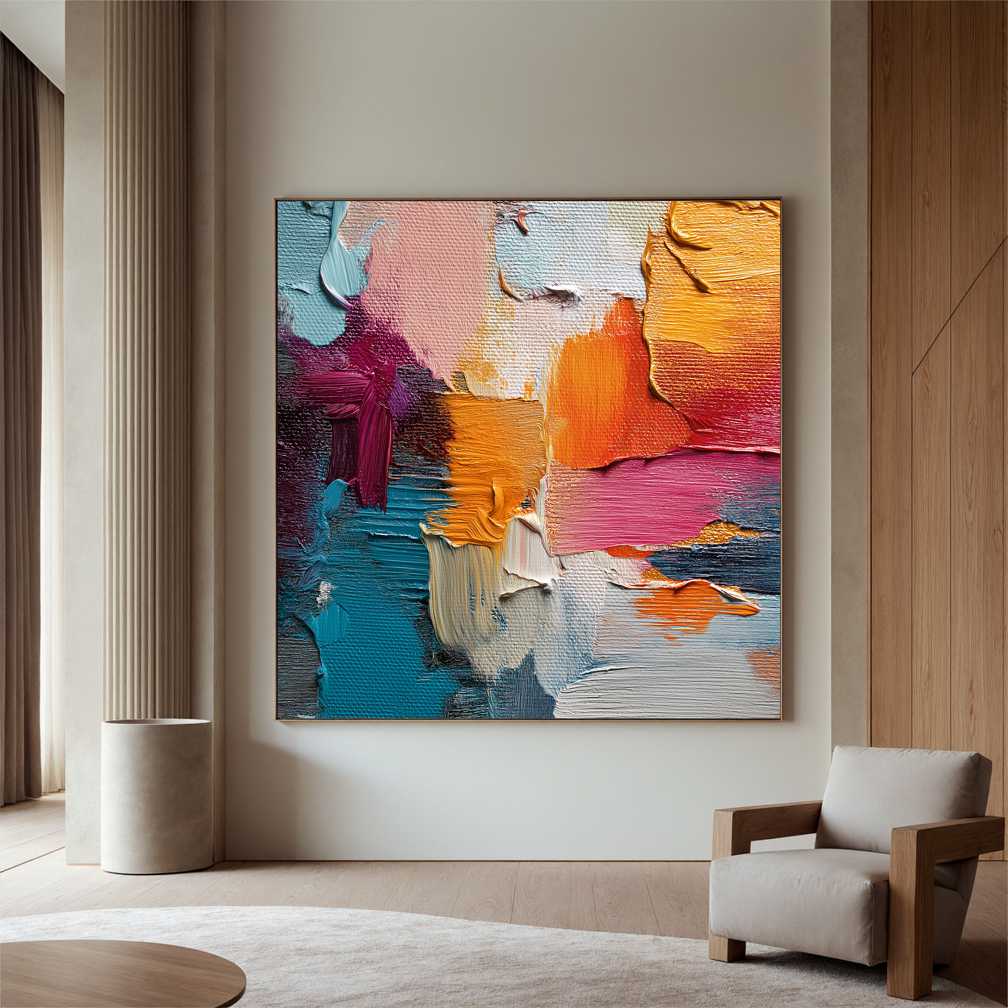 Plaster-art-texture-painting Art #ZY305