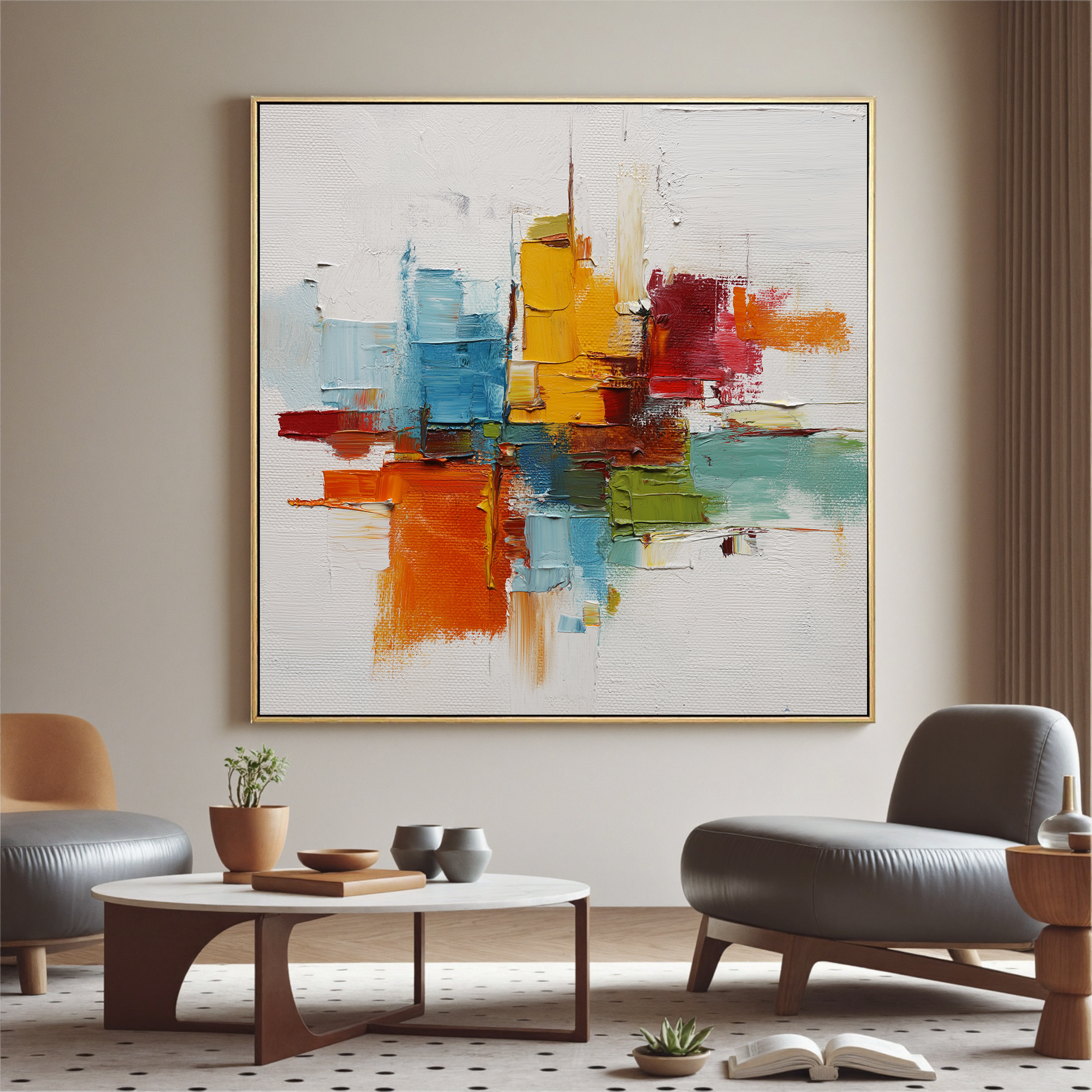 Plaster-art-texture-painting Art #ZY276