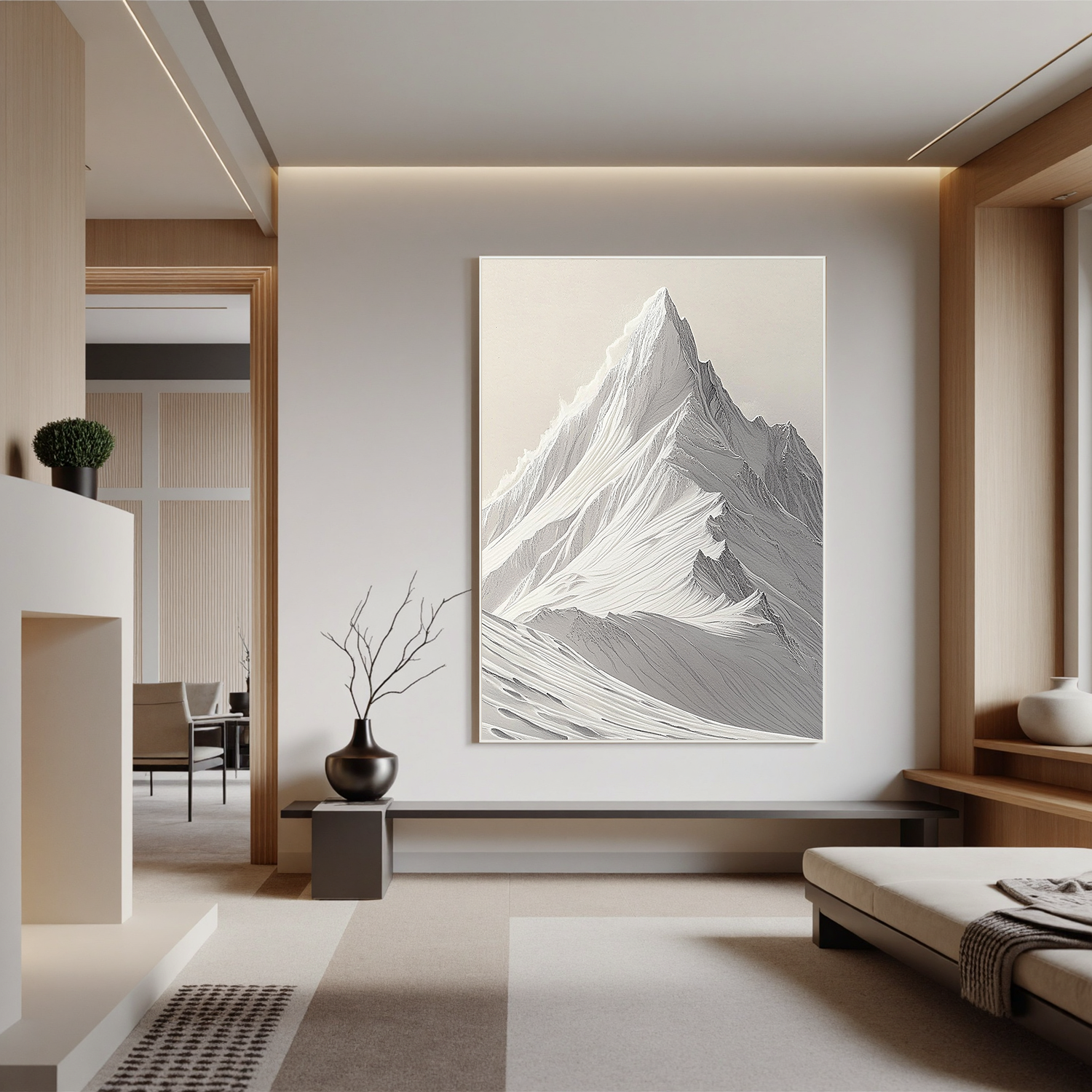 Mountains-valley Art #ZY 447