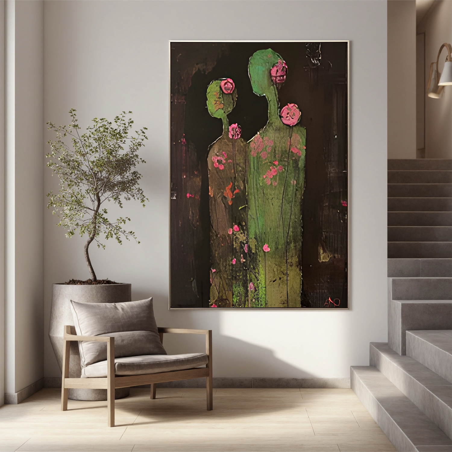 Flower-tree Art #ZY 572