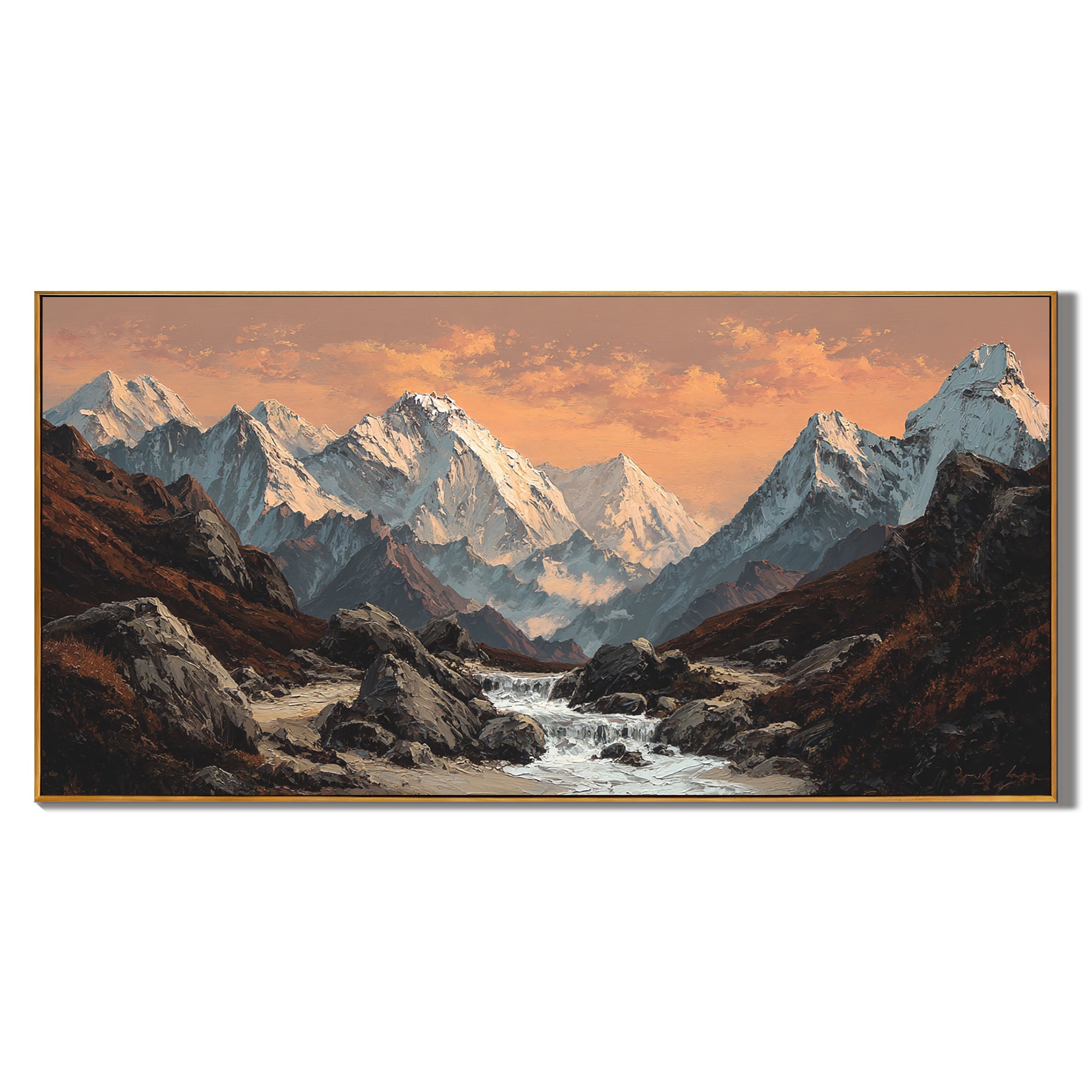 Mountains-valley Art #ZY 526