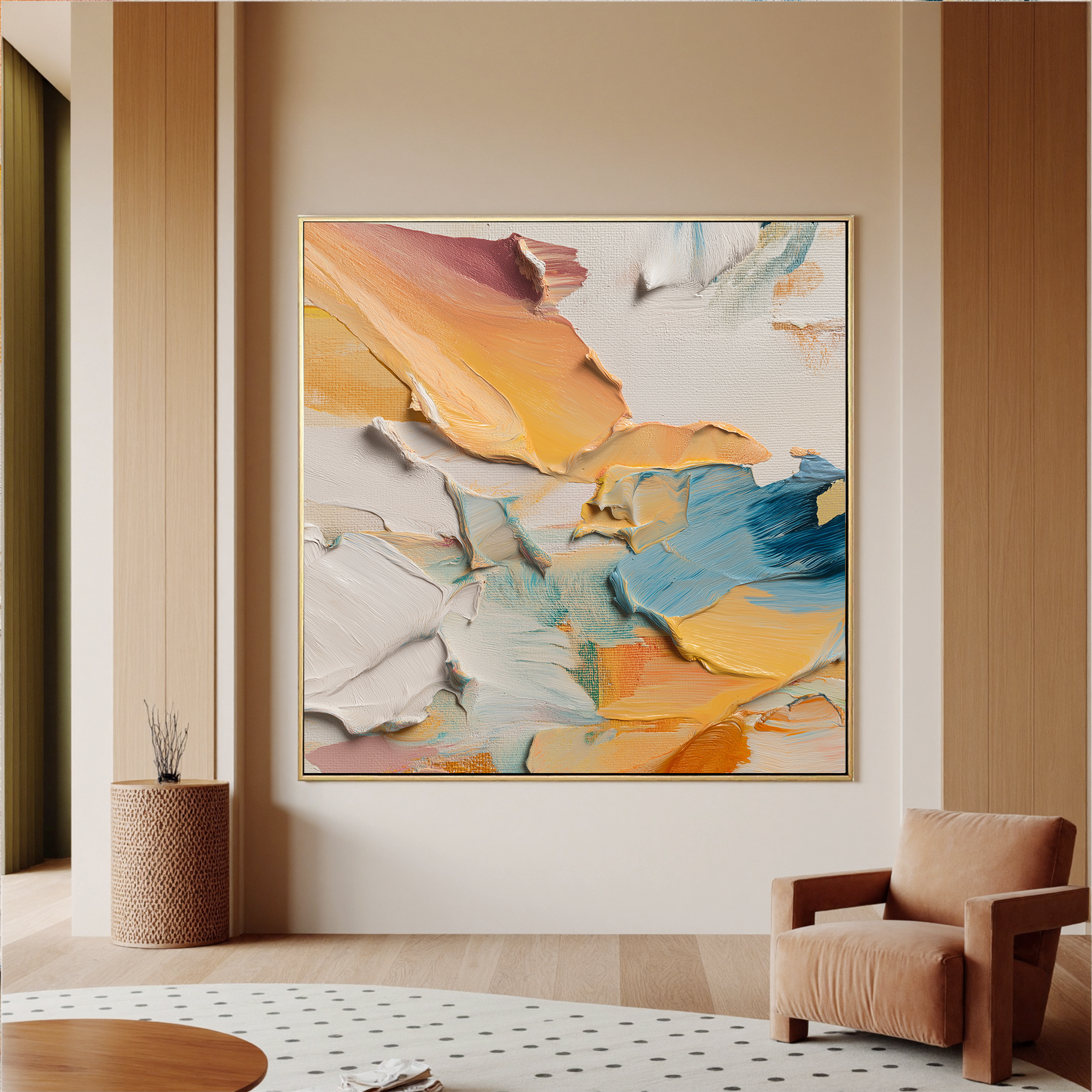 Plaster-art-texture-painting Art #ZY232