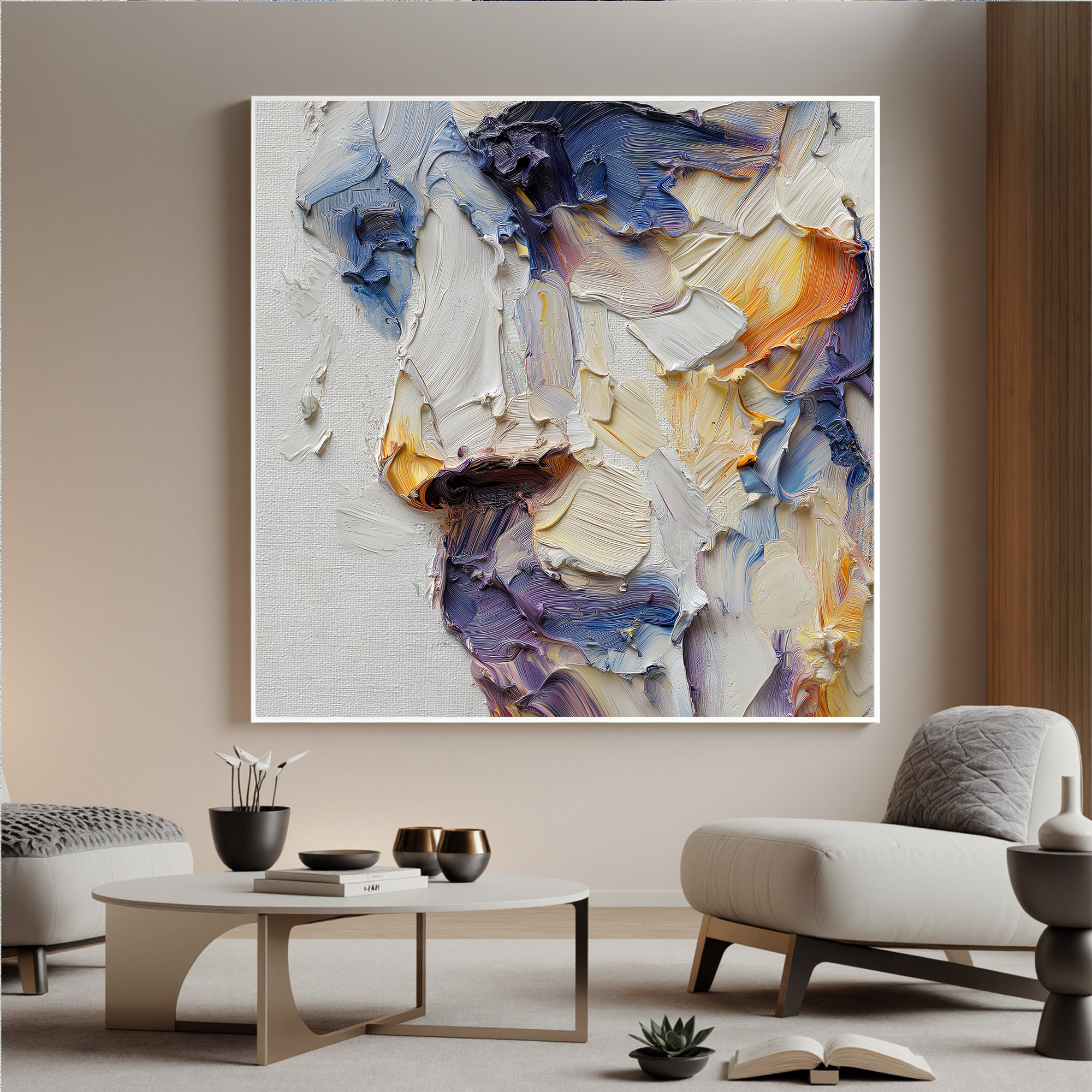 Plaster-art-texture-painting Art #ZY233