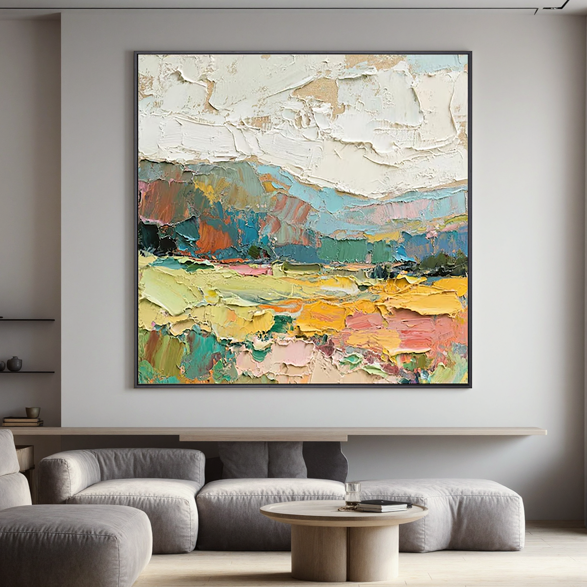 Plaster-art-texture-painting Art #ZY 646