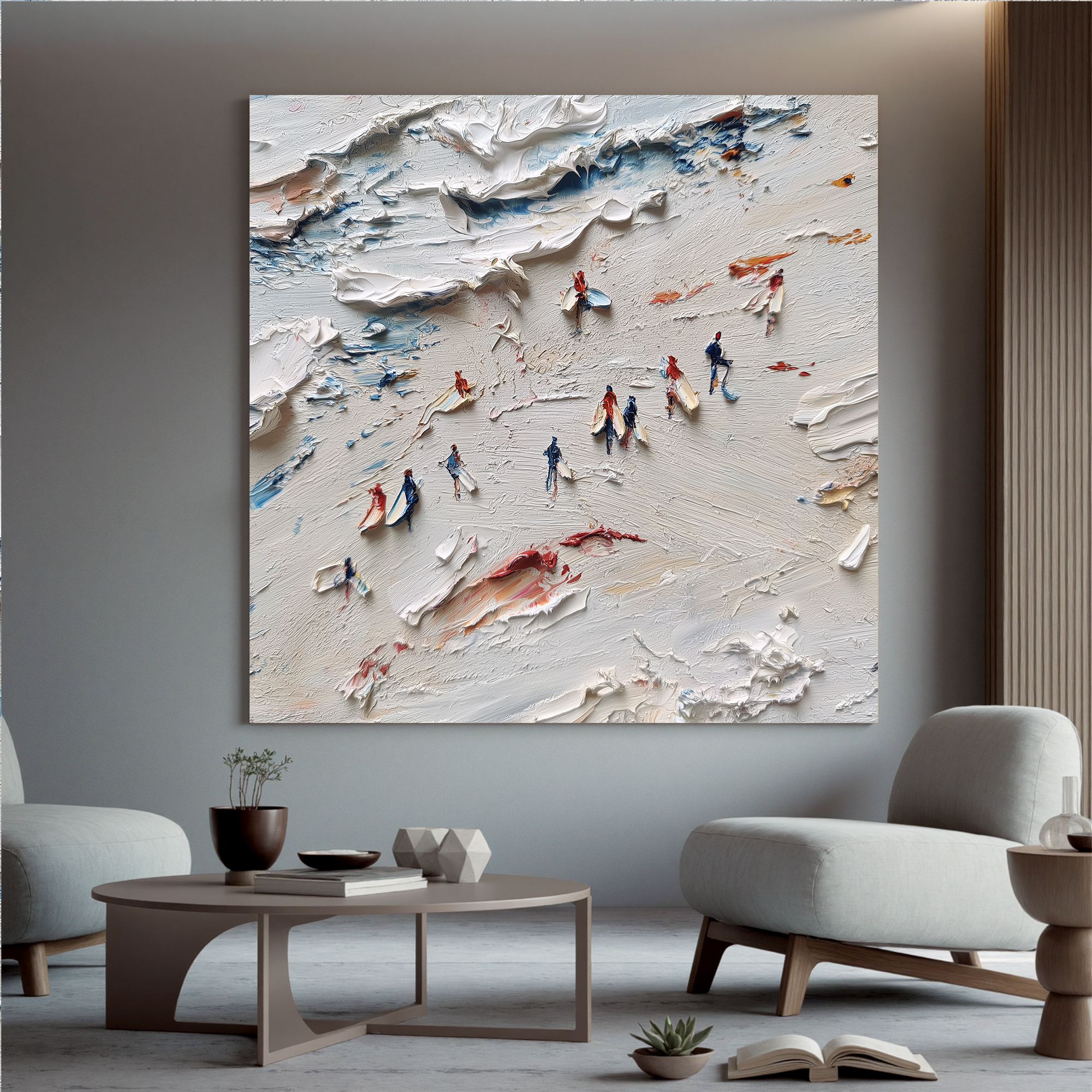 Plaster-art-texture-painting Art #ZY195