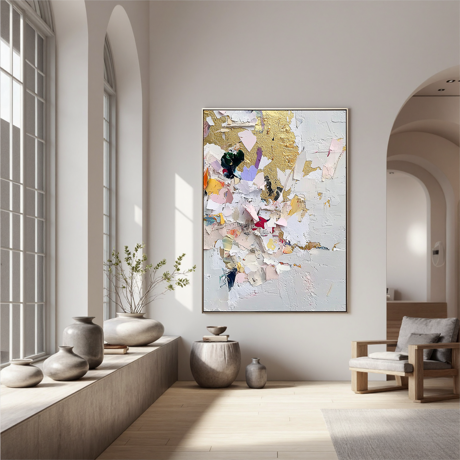 Plaster-texture-art #ZY 611