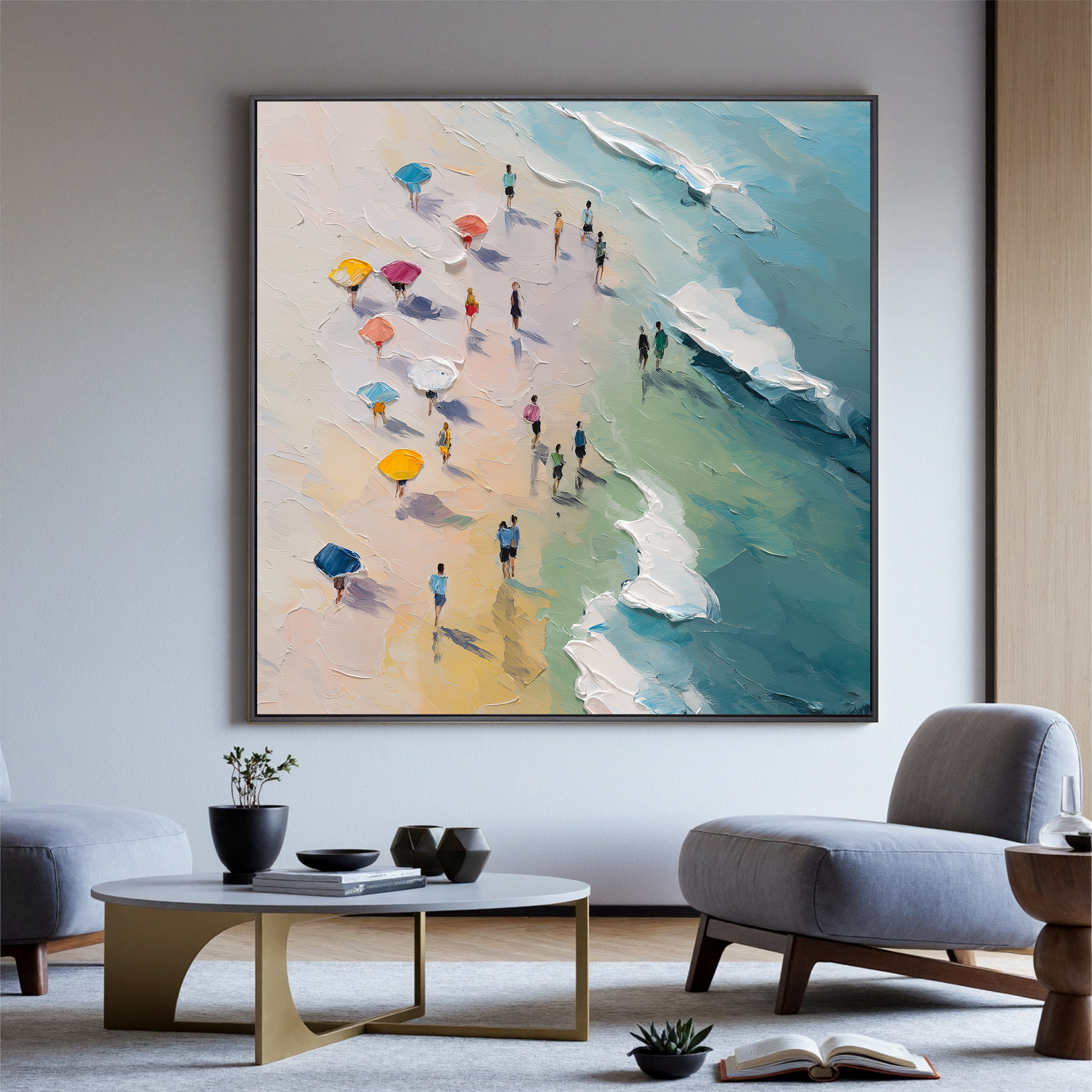 Plaster-art-texture-painting Art #ZY284