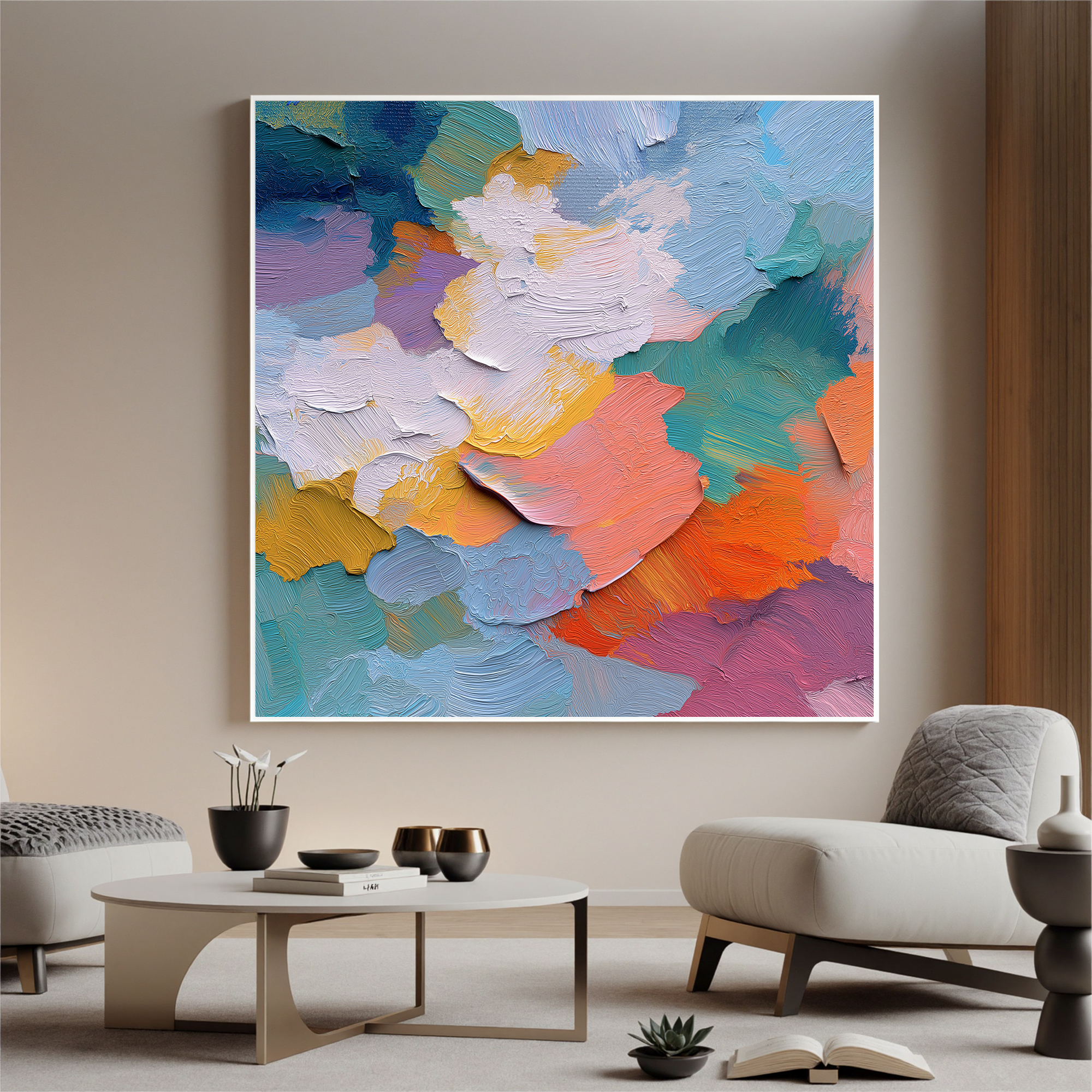 Plaster-art-texture-painting Art #ZY308