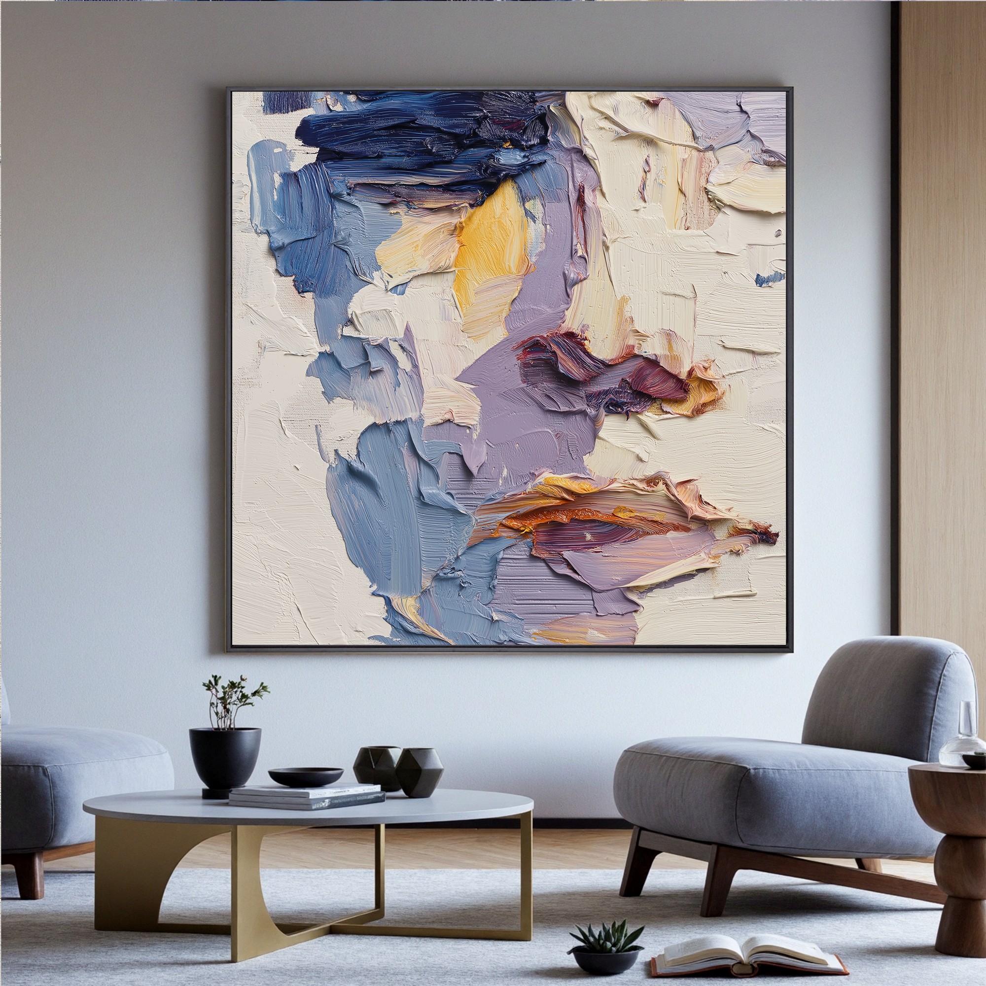 Plaster-art-texture-painting Art #ZY234