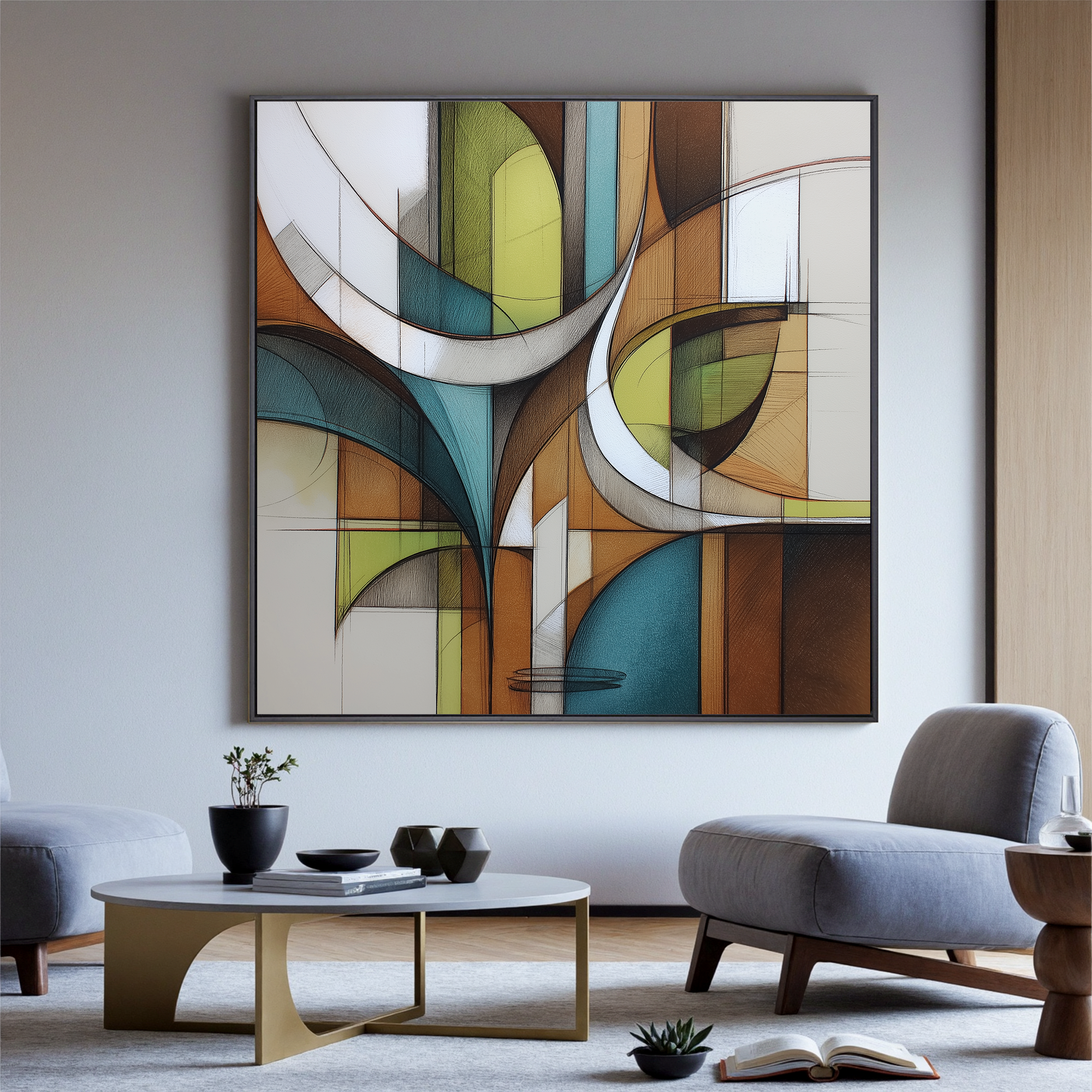 Geometry &Lines Art #ZY001