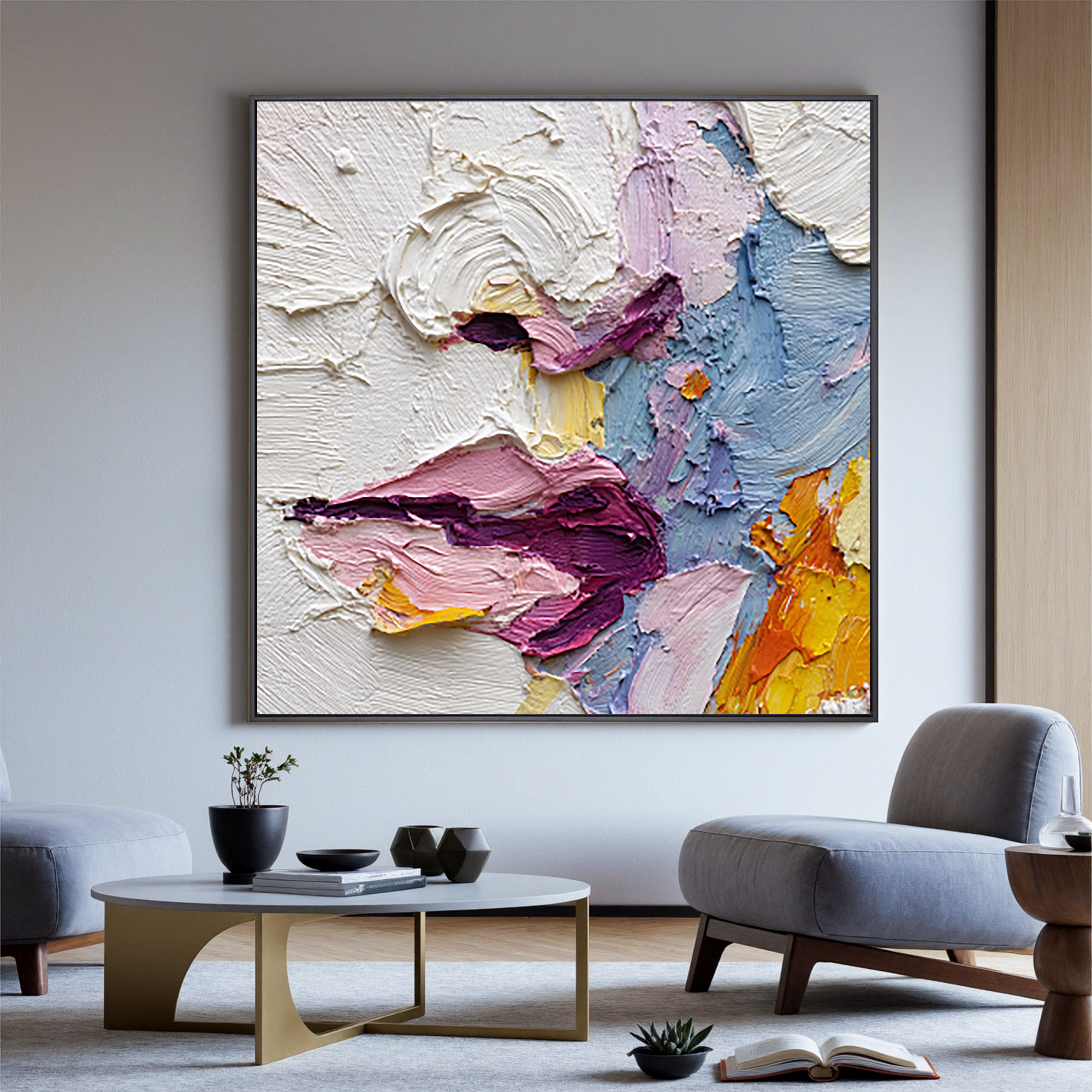 Plaster-art-texture-painting Art #ZY244