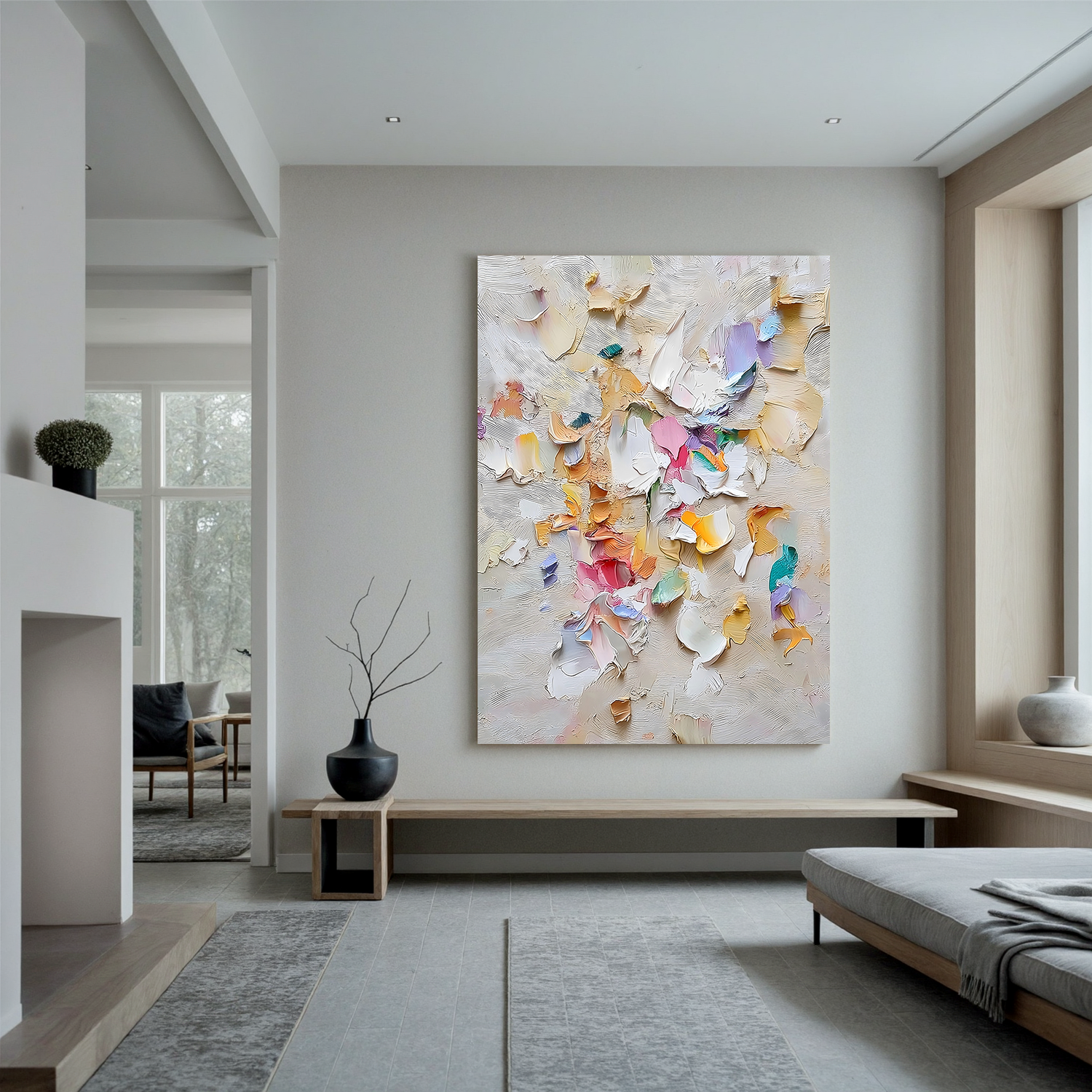 Plaster-texture-art #ZY 357