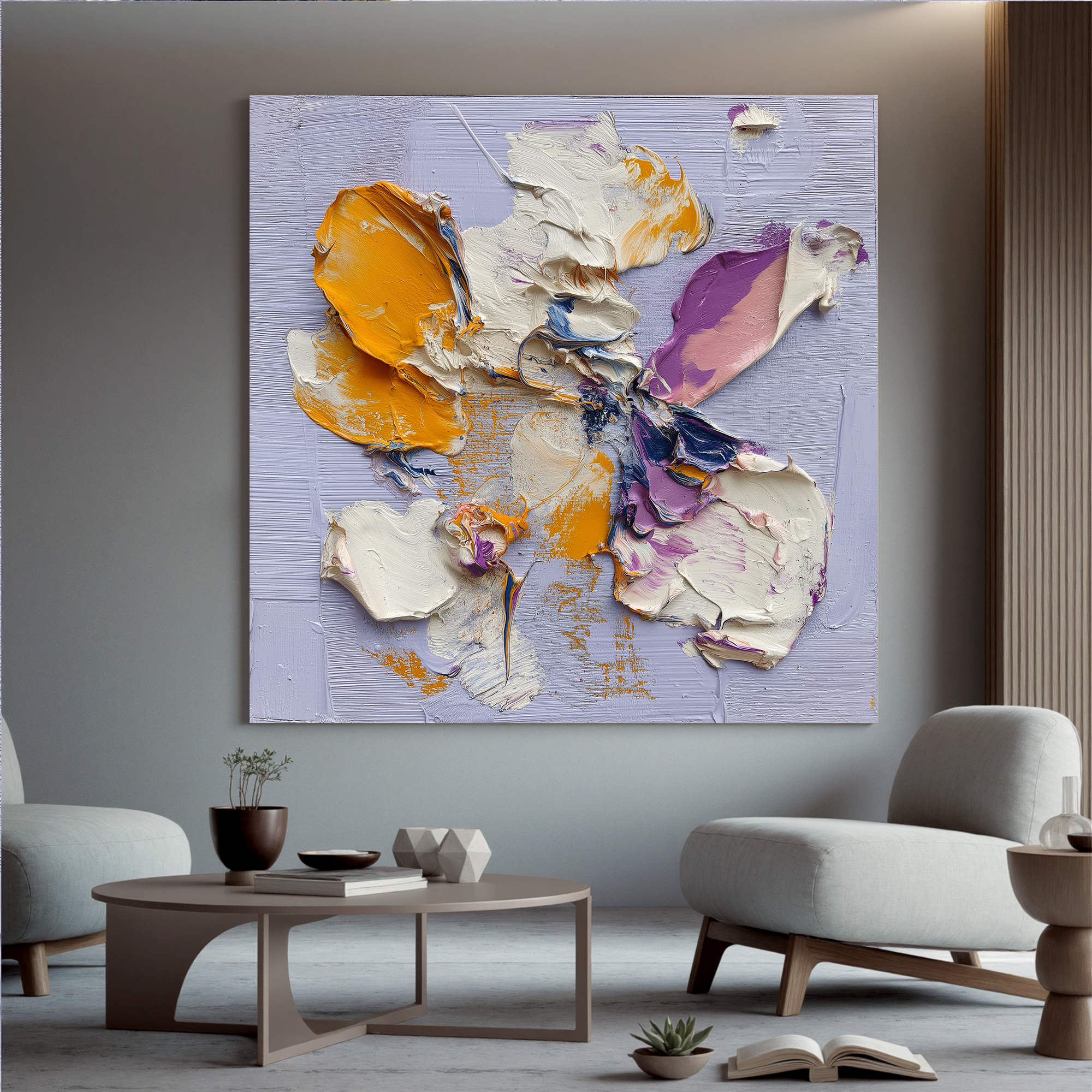 Plaster-art-texture-painting Art #ZY238