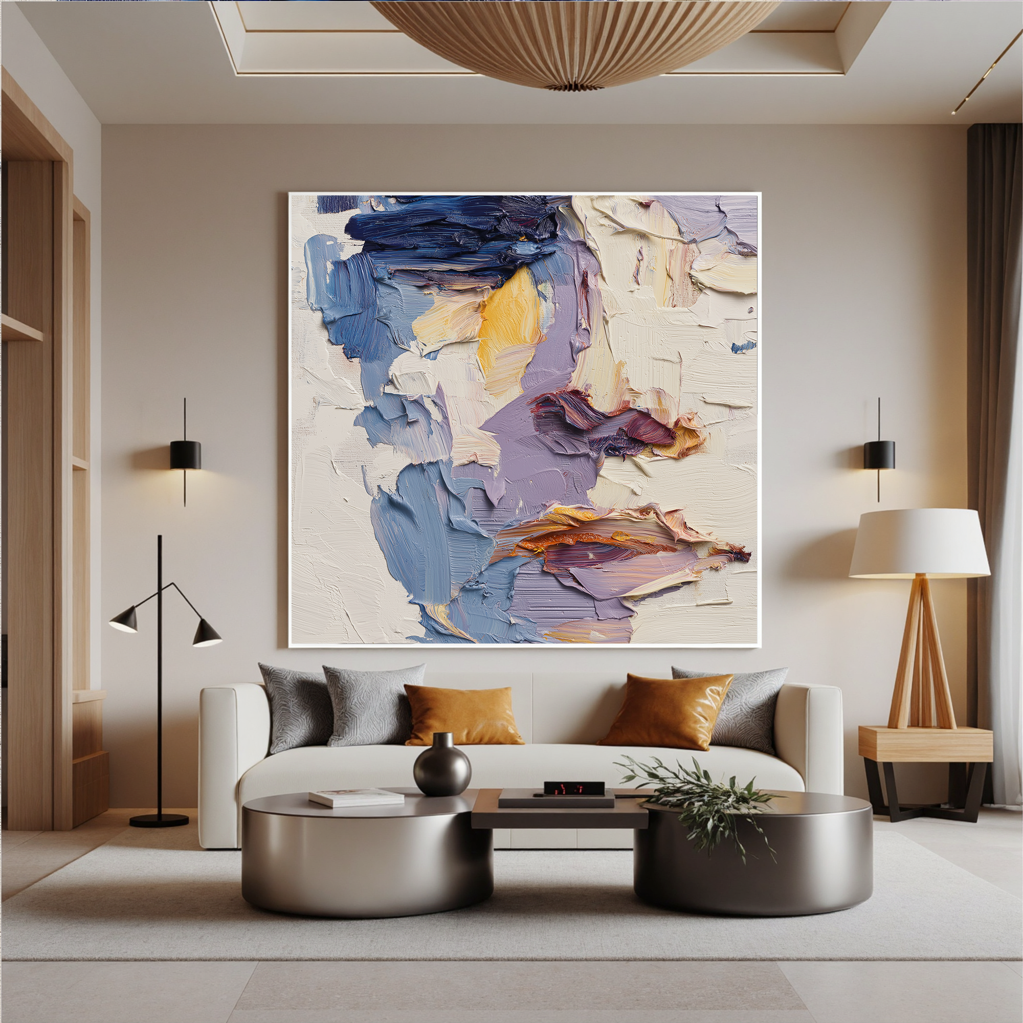 Plaster-art-texture-painting Art #ZY234