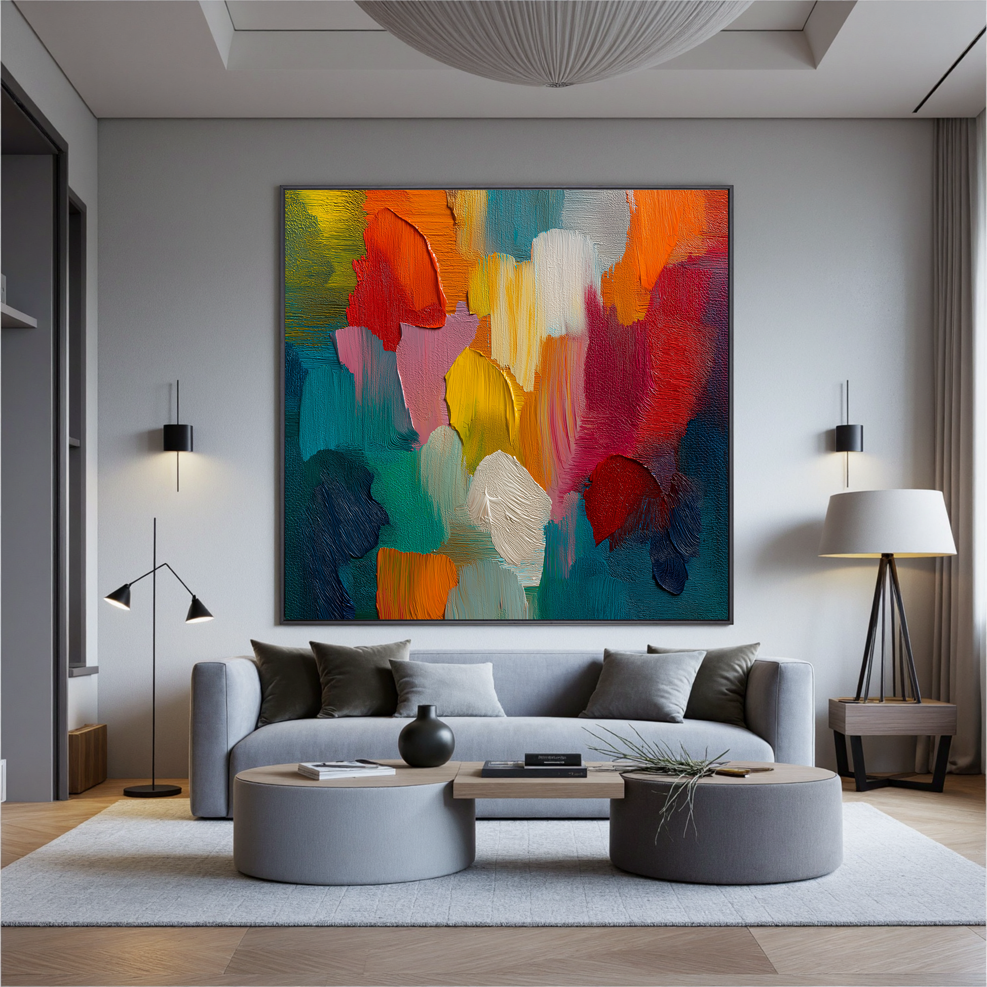 Plaster-art-texture-painting Art #ZY307