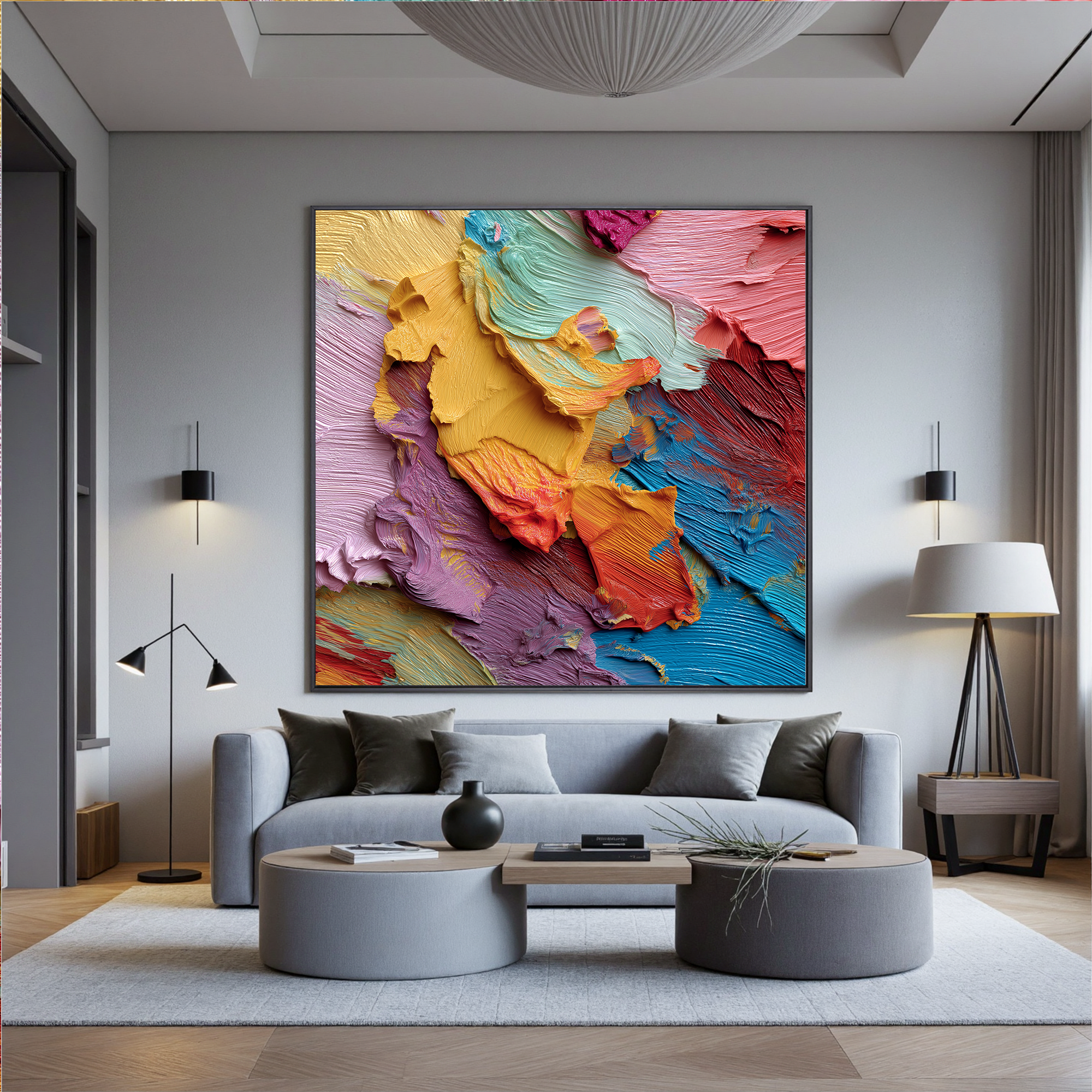 Colorful-painting Art #ZY135