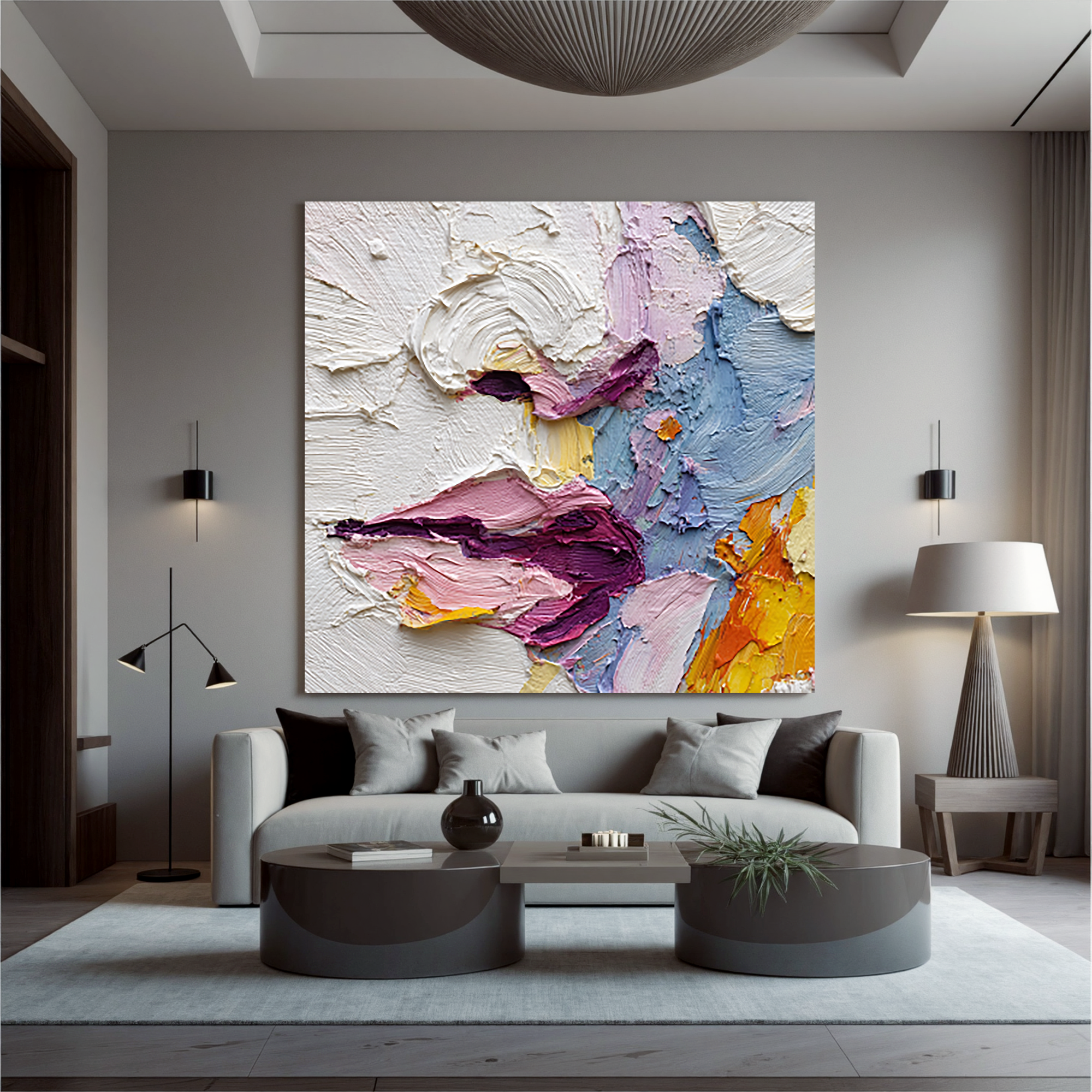 Plaster-art-texture-painting Art #ZY244