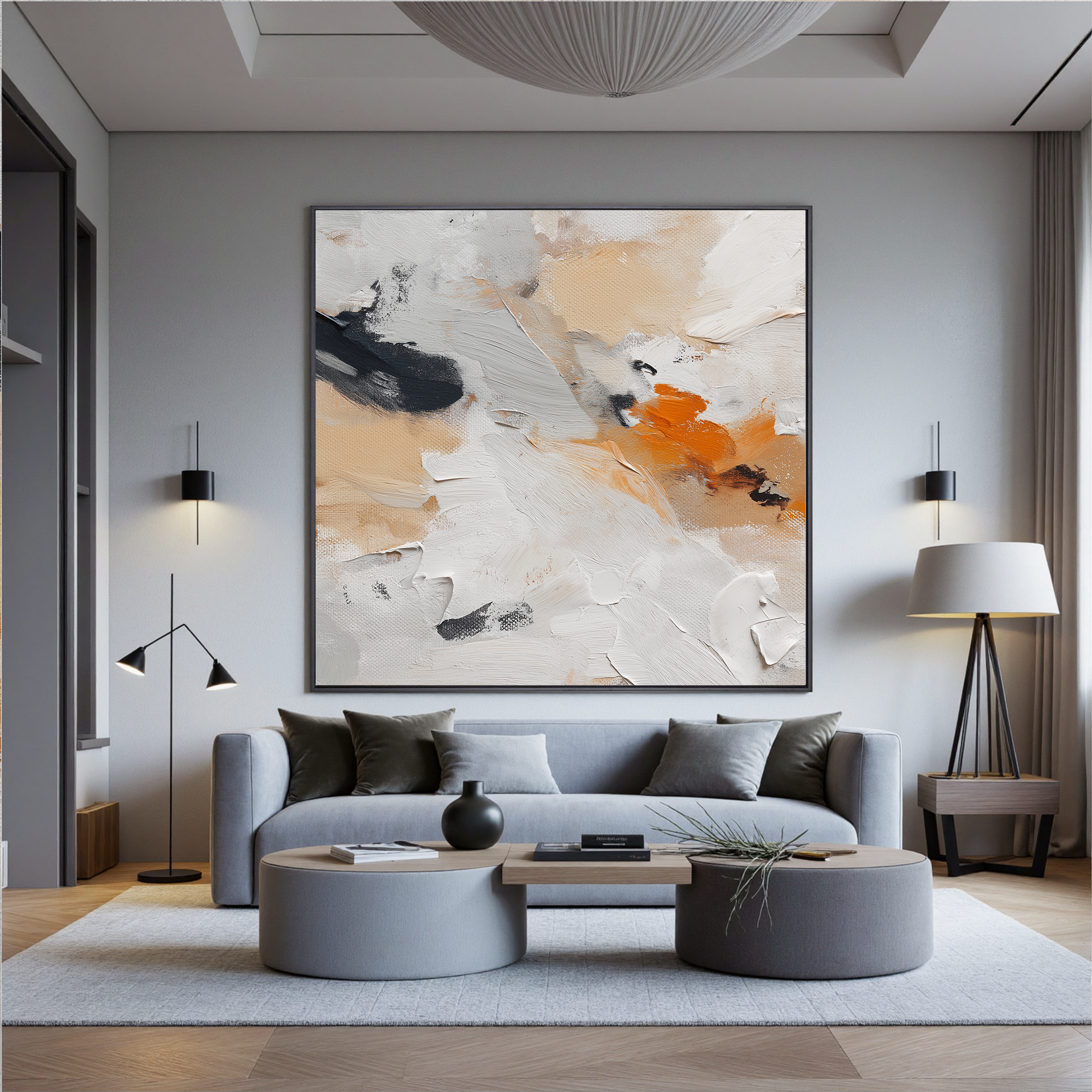 Plaster-art-texture-painting Art #ZY213