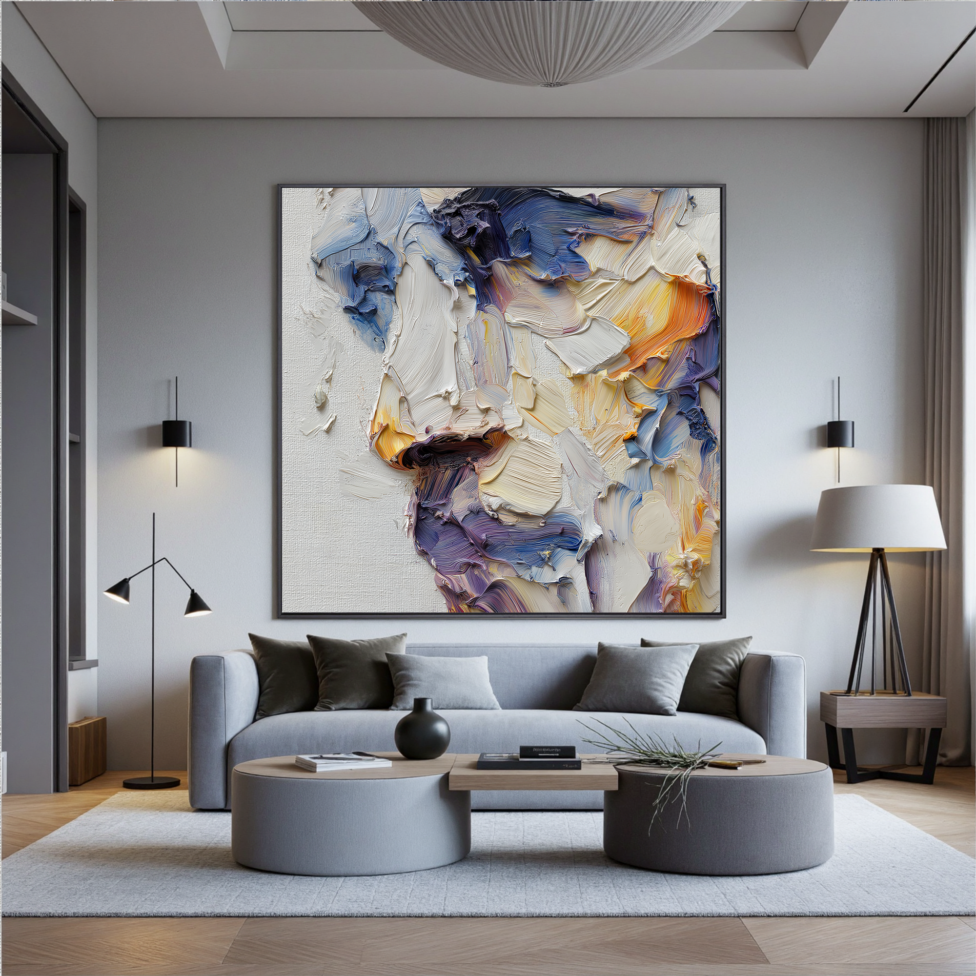 Plaster-art-texture-painting Art #ZY233