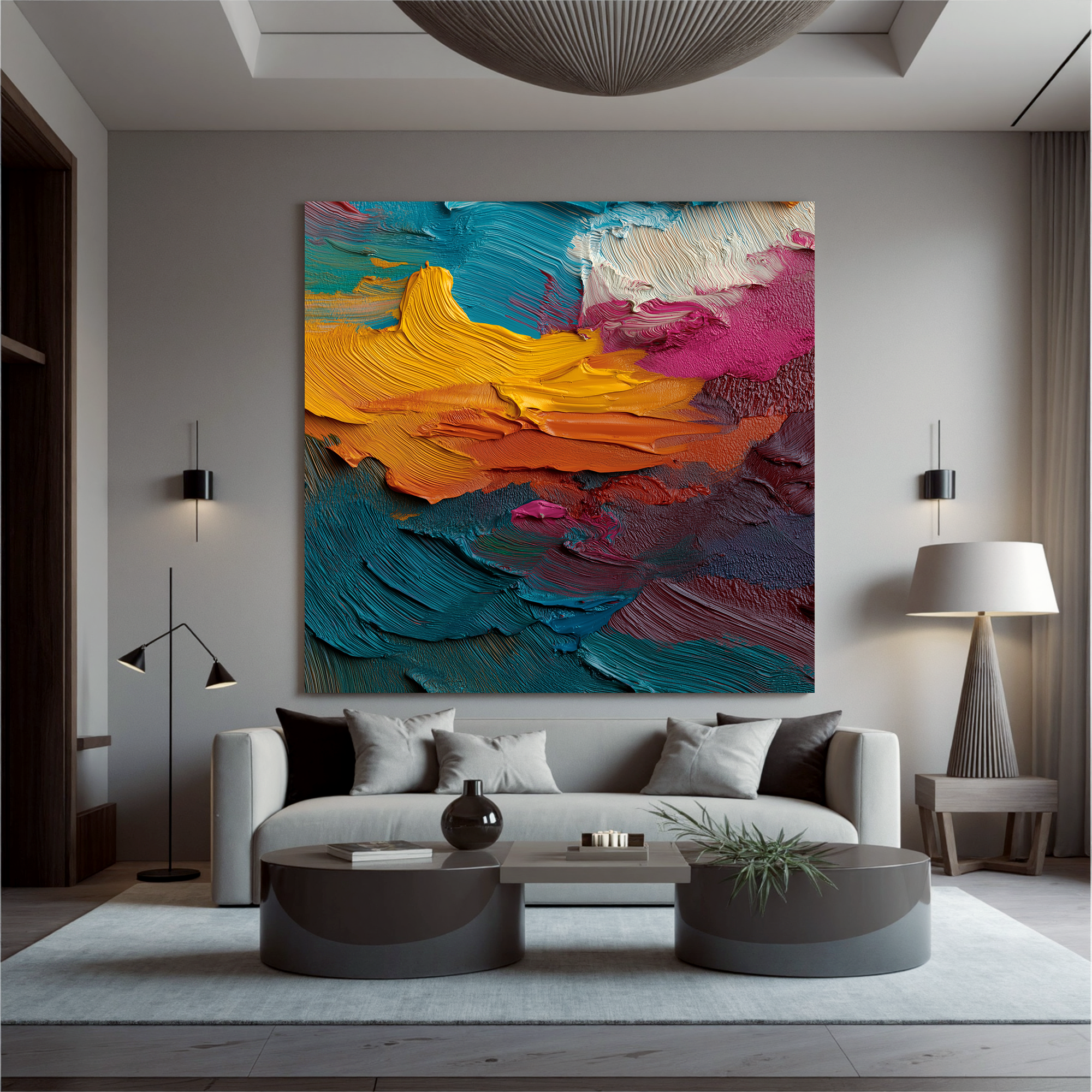 Colorful-painting Art #ZY044