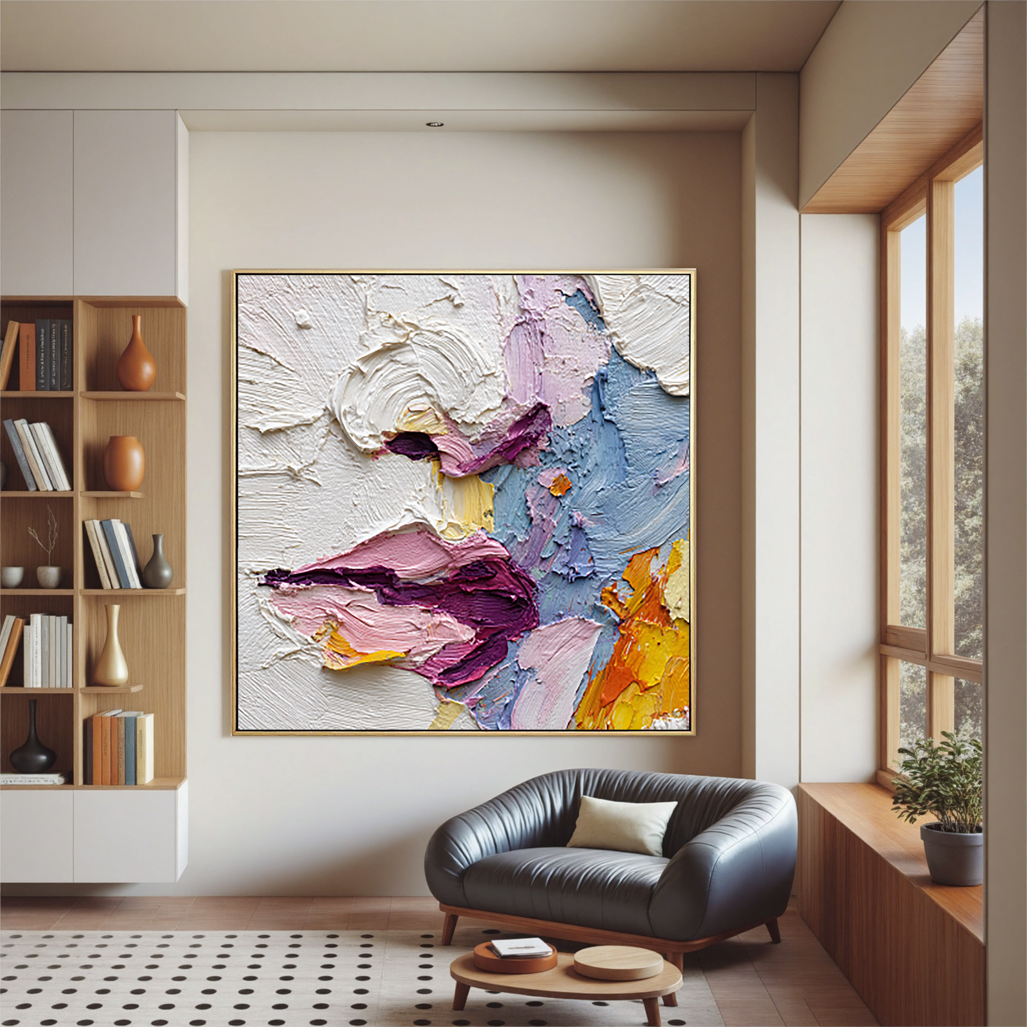 Plaster-art-texture-painting Art #ZY244