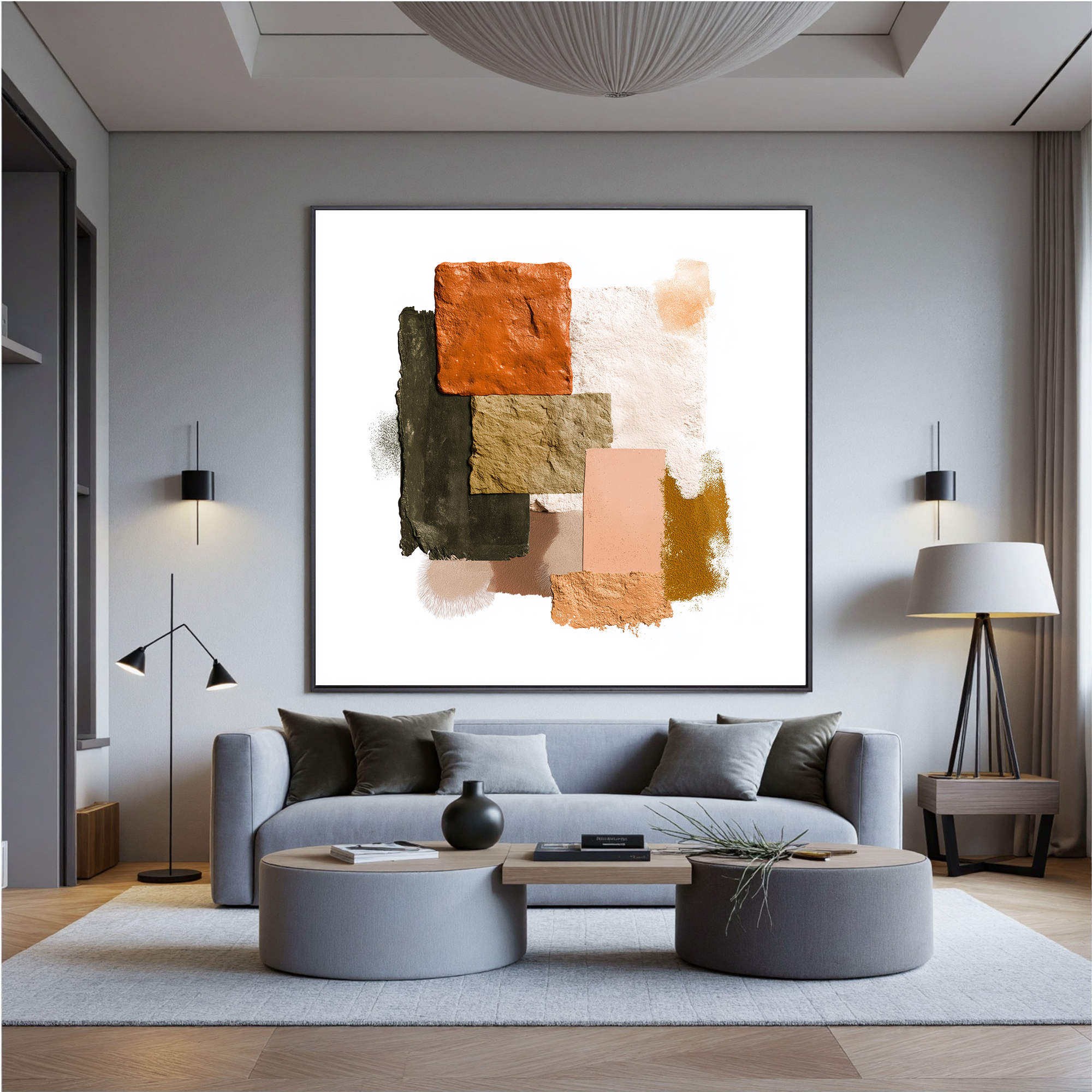 Plaster-art-texture-painting Art #ZY206