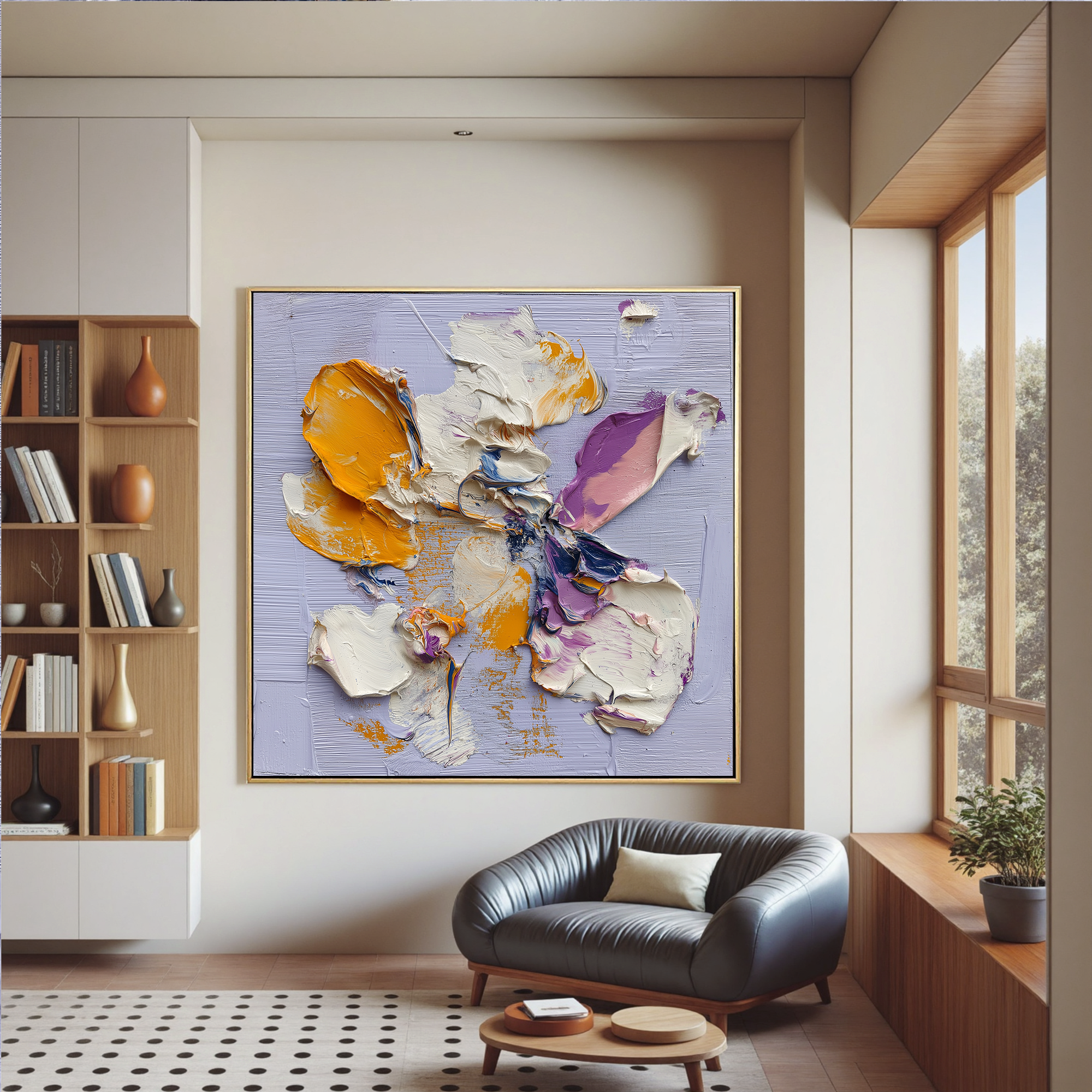 Plaster-art-texture-painting Art #ZY238