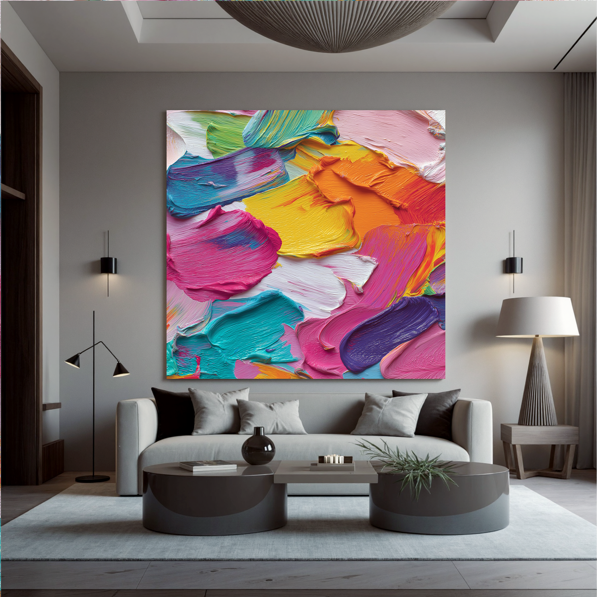 Colorful-painting Art #ZY136
