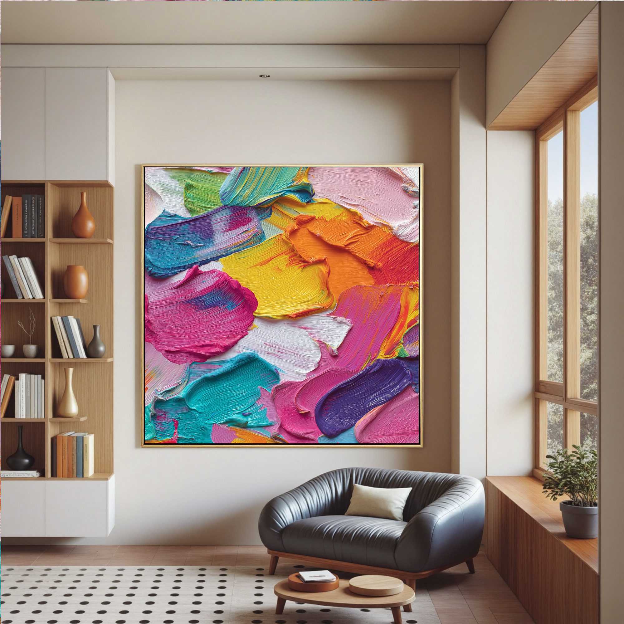 Colorful-painting Art #ZY136