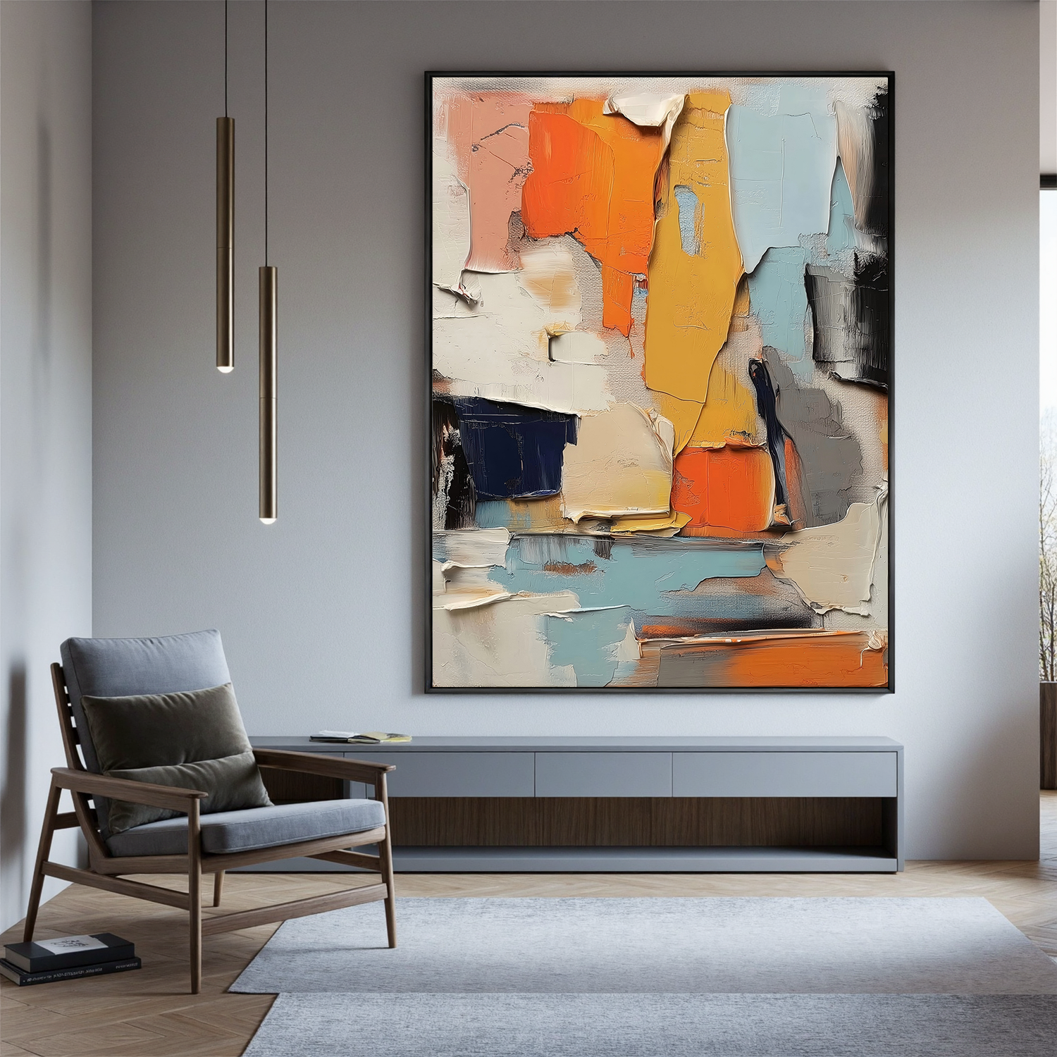 Plaster-texture-art #ZY 370