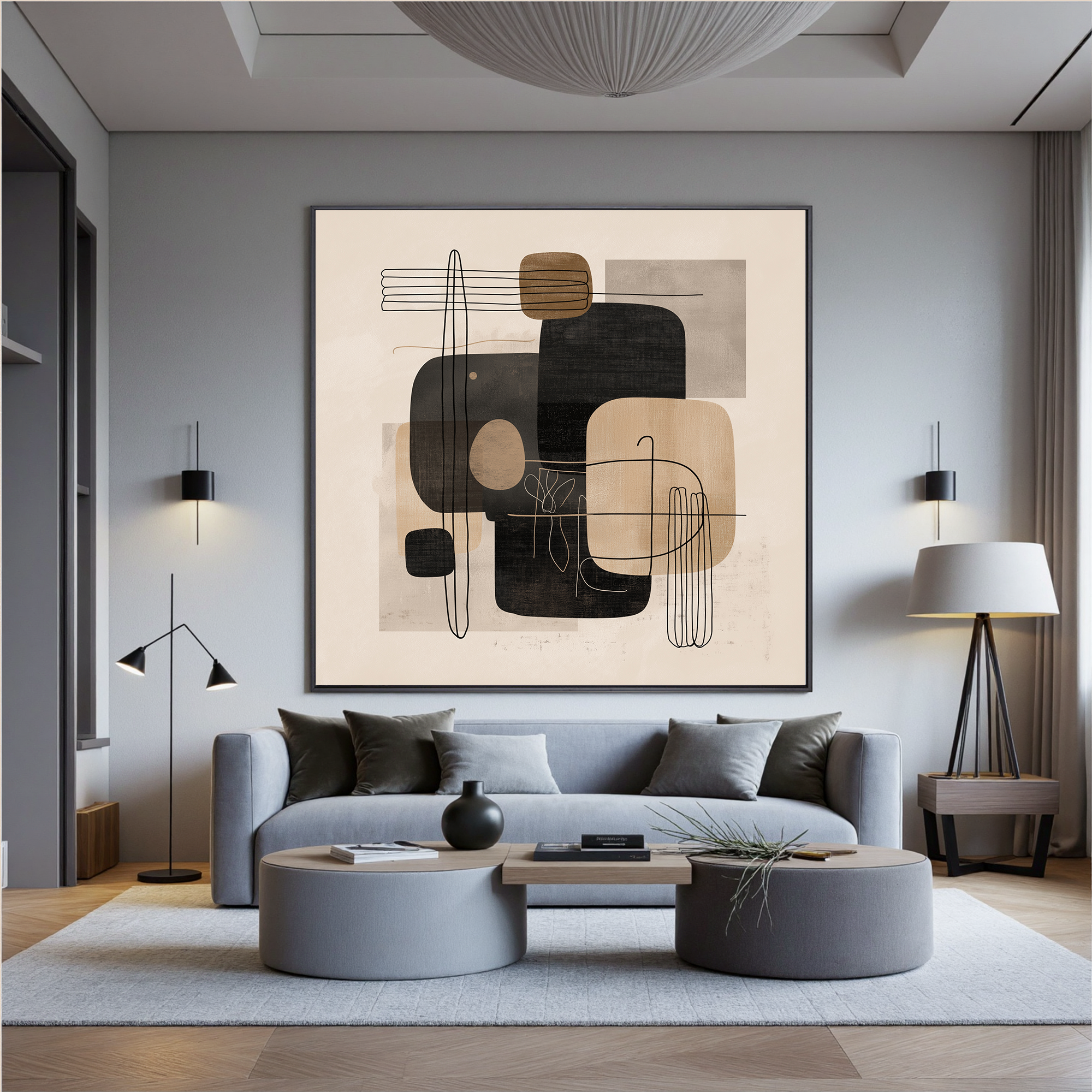 Geometry &Lines Art #ZY235