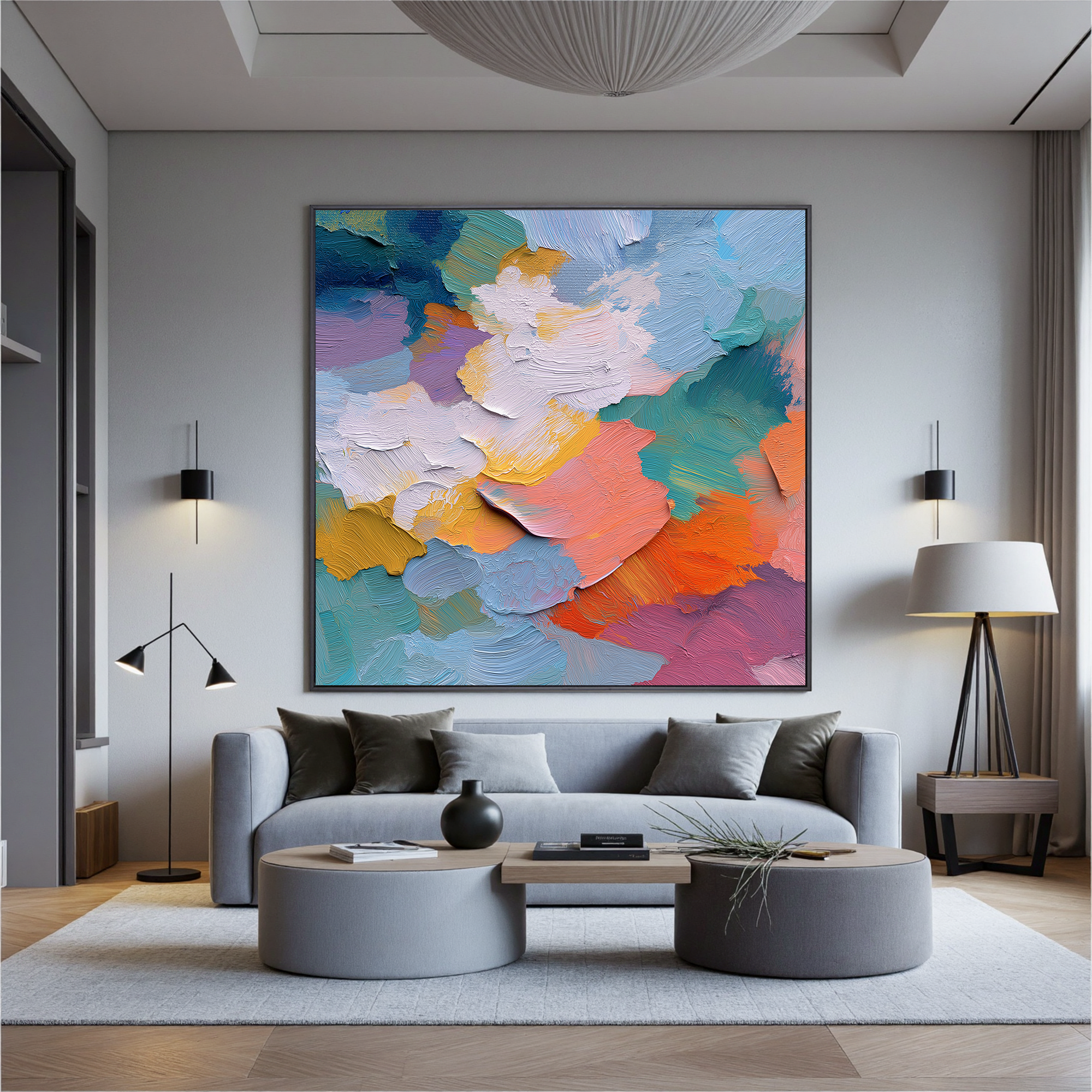 Plaster-art-texture-painting Art #ZY308