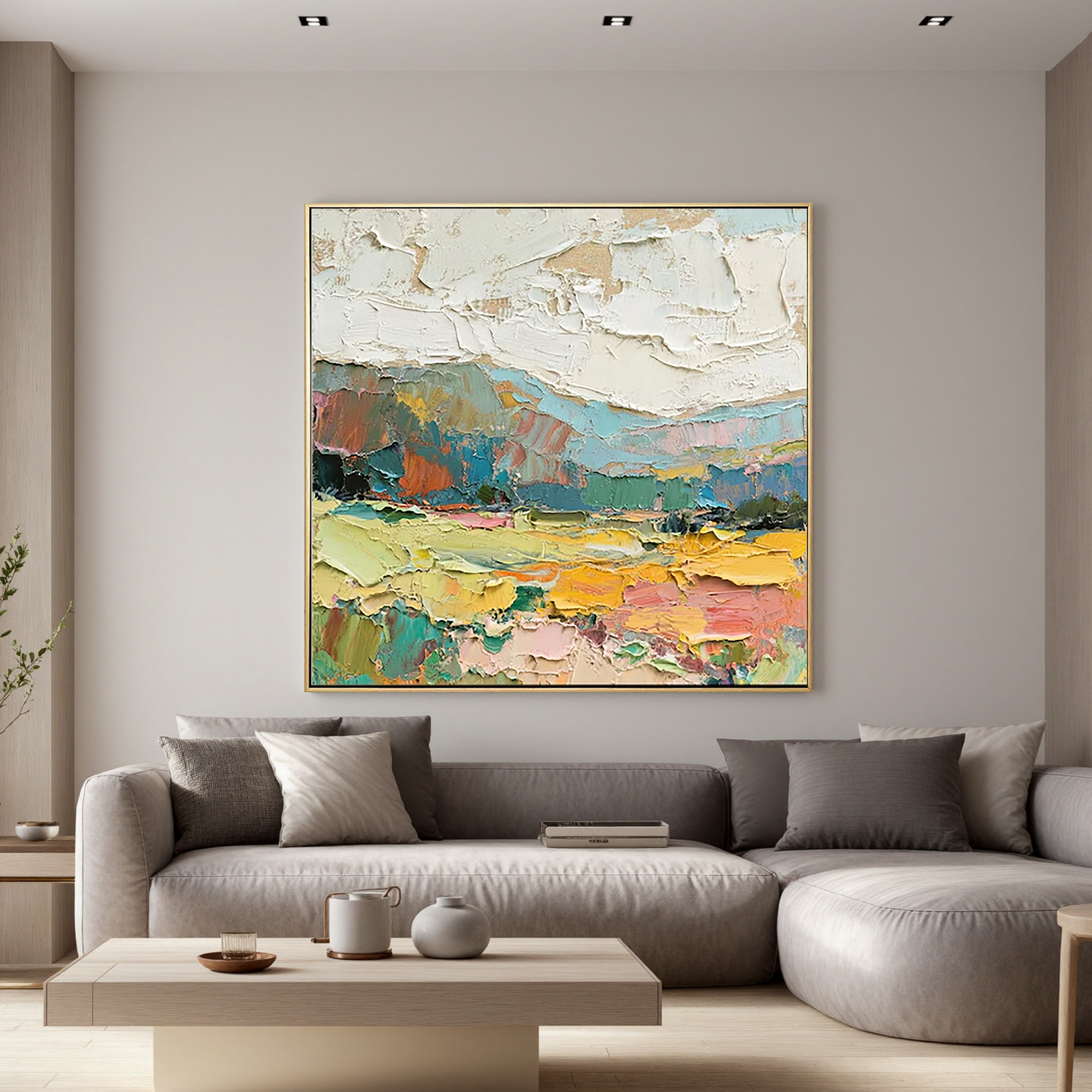 Plaster-art-texture-painting Art #ZY 646