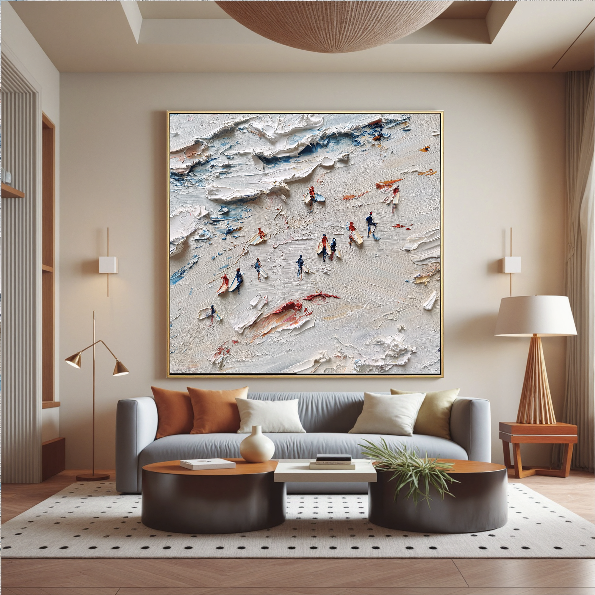 Plaster-art-texture-painting Art #ZY195