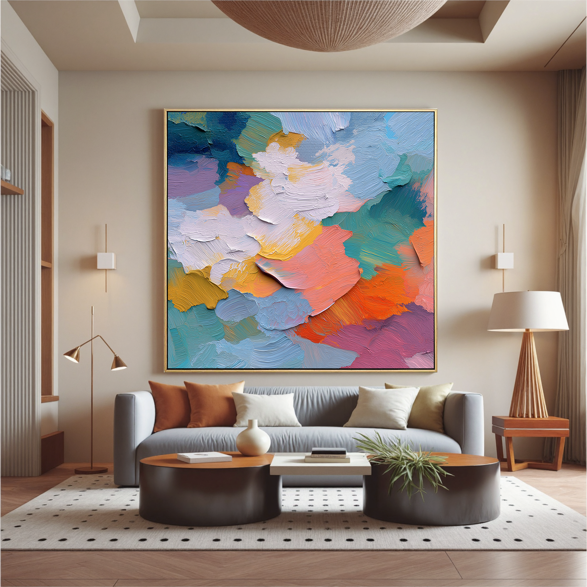 Plaster-art-texture-painting Art #ZY308