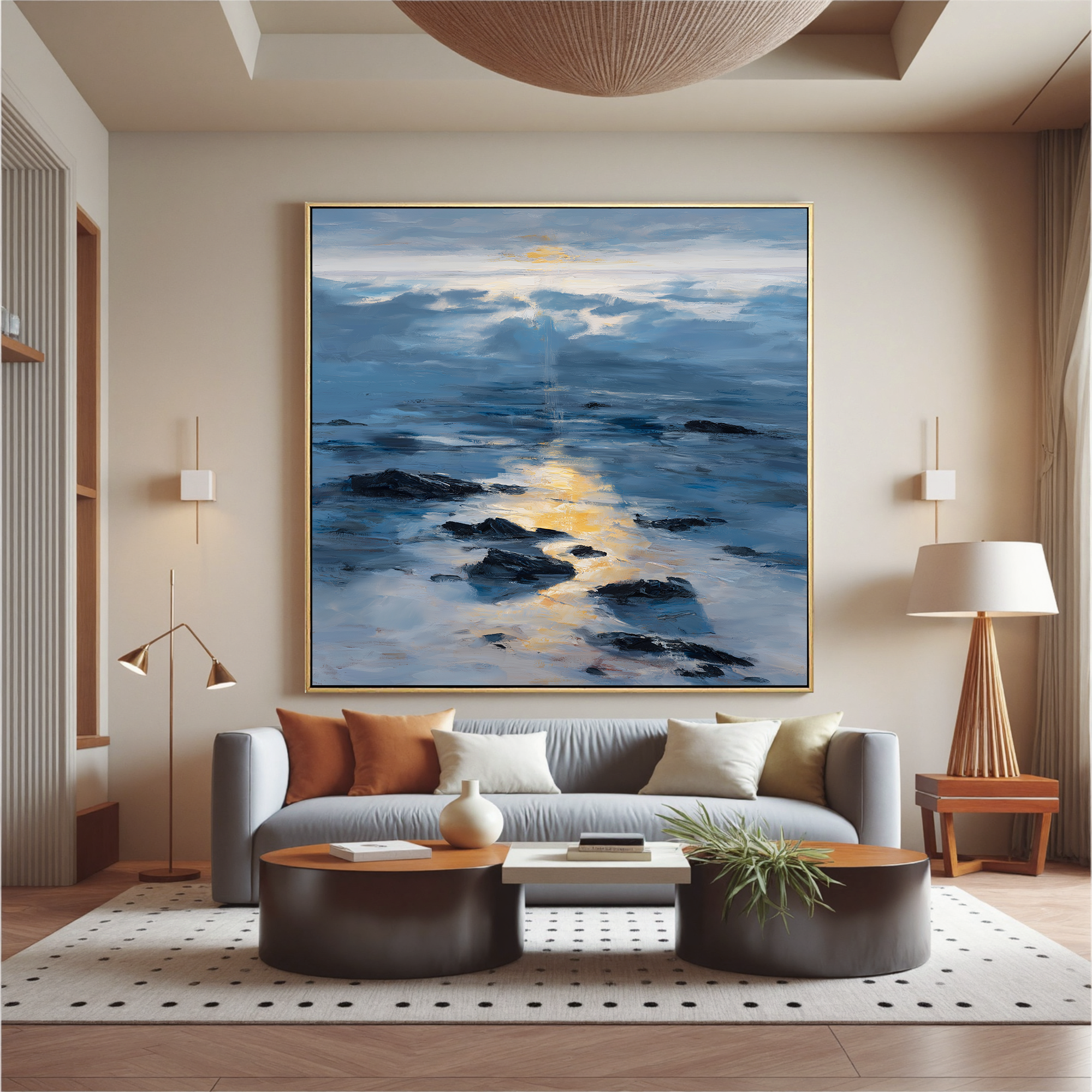 Ocean & Sky Art #ZY113