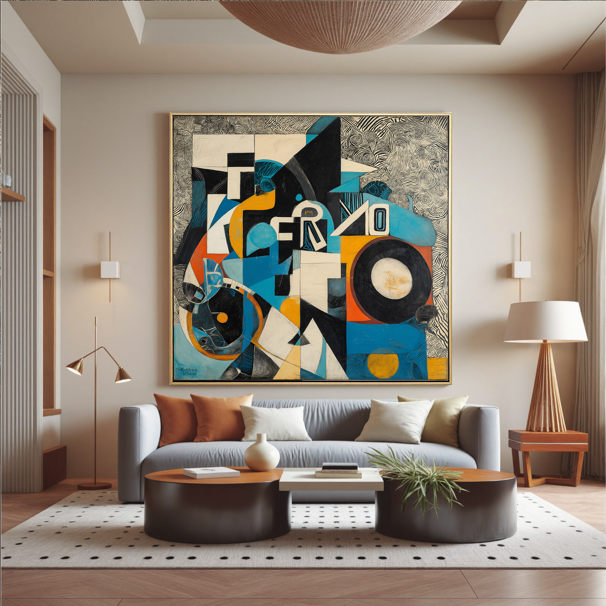 Geometry &Lines Art #ZY187