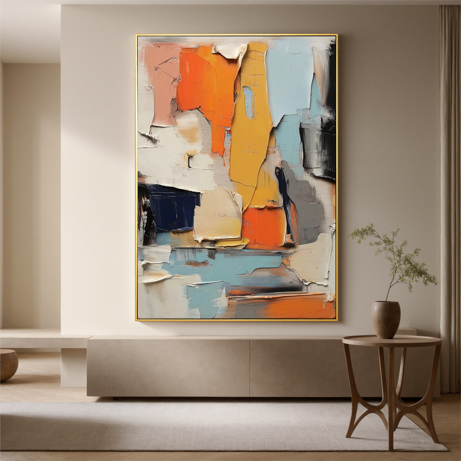 Plaster-texture-art #ZY 370